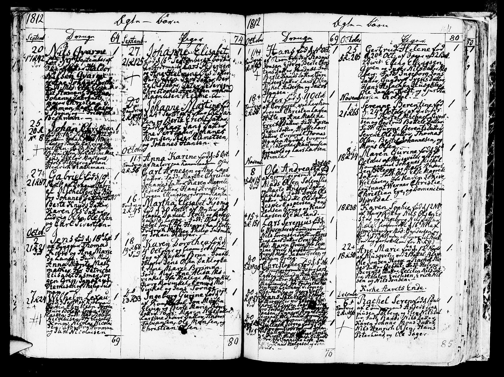 Korskirken sokneprestembete, SAB/A-76101/H/Haa/L0006: Parish register (official) no. A 6, 1790-1820, p. 160