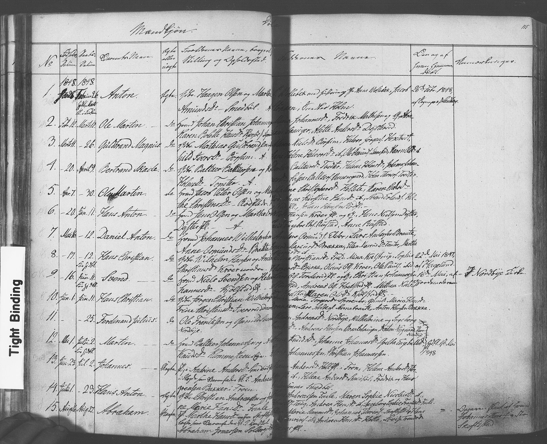 Ås prestekontor Kirkebøker, AV/SAO-A-10894/F/Fa/L0006: Parish register (official) no. I 6, 1841-1853, p. 114-115