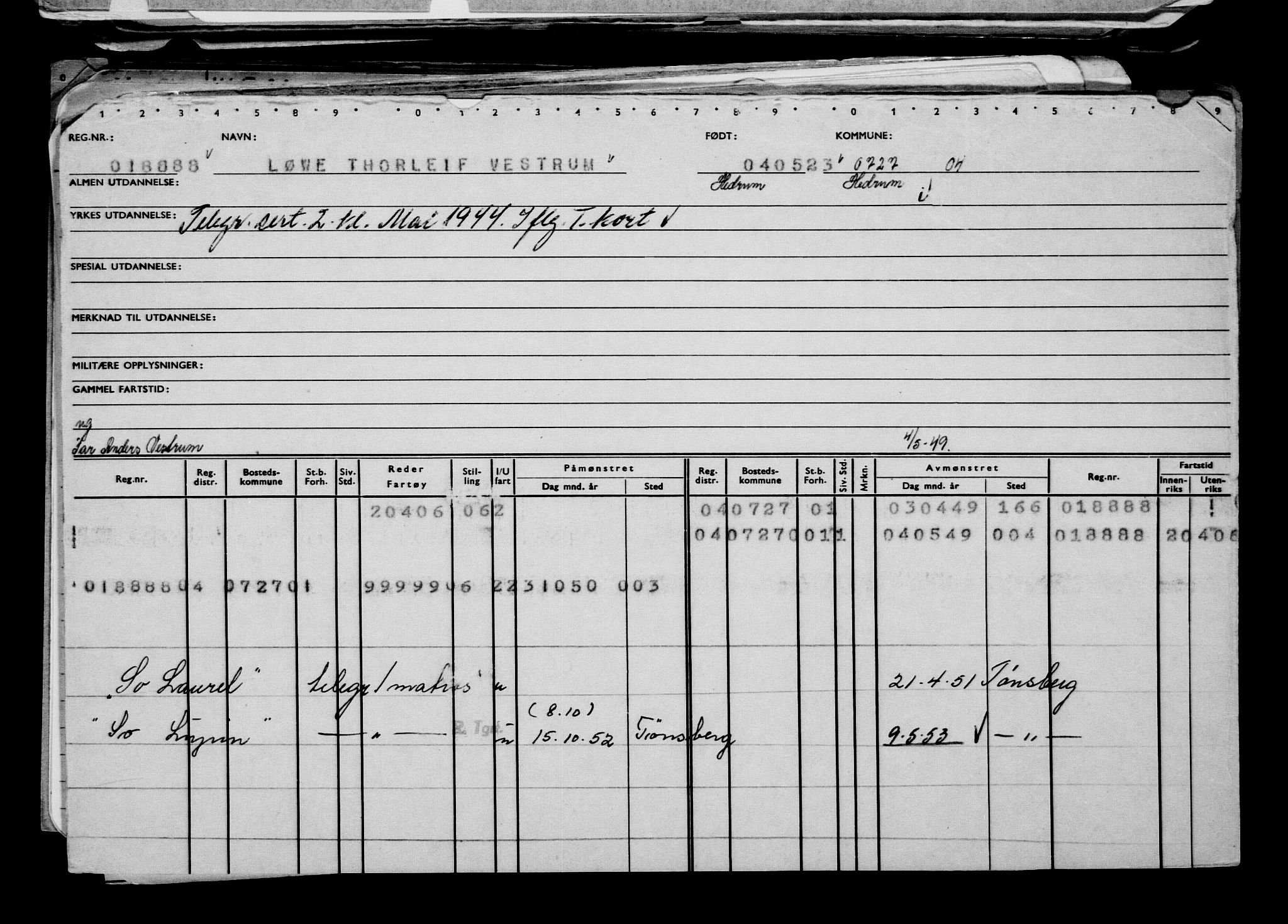 Direktoratet for sjømenn, AV/RA-S-3545/G/Gb/L0218: Hovedkort, 1923, p. 591