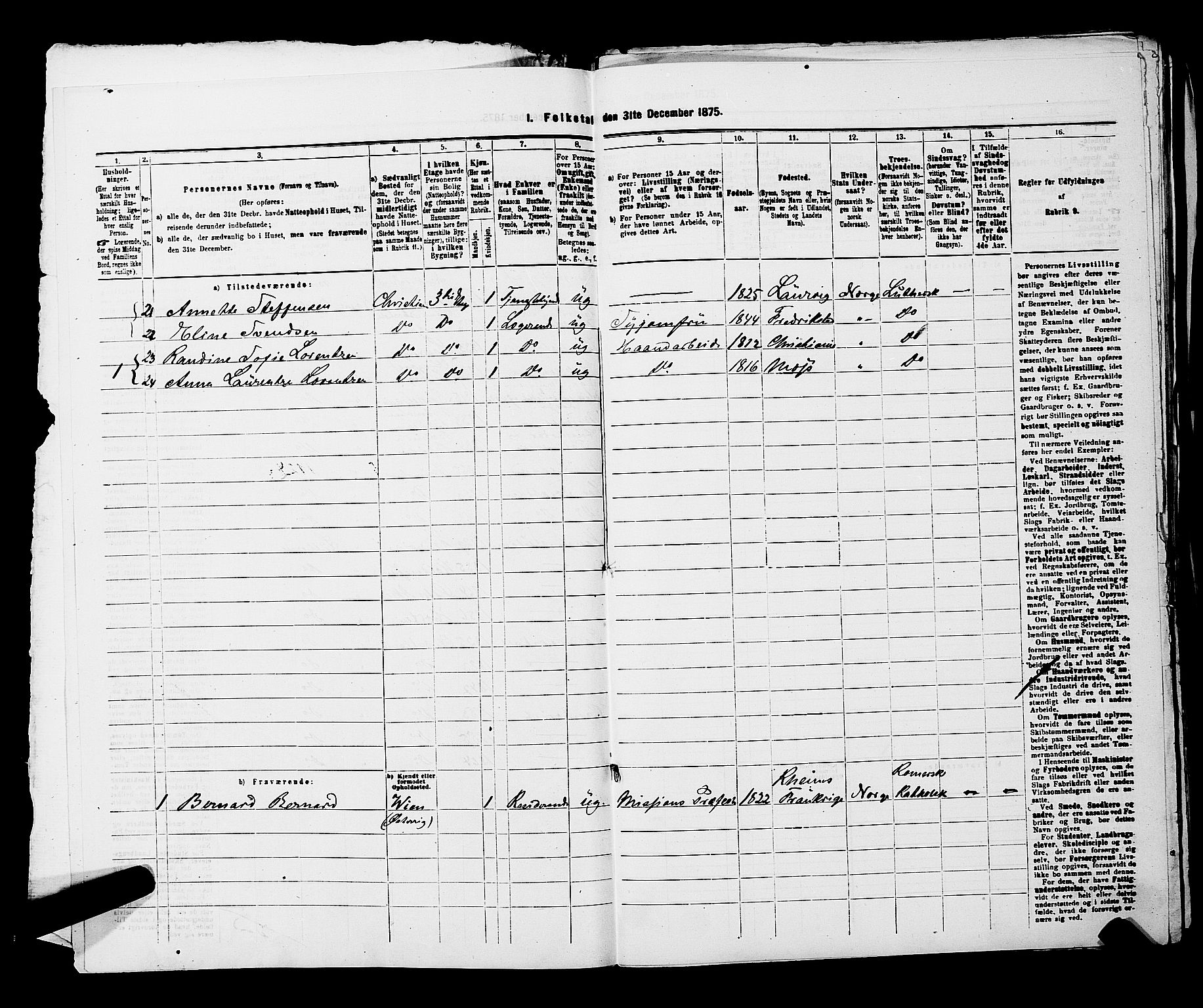 RA, 1875 census for 0301 Kristiania, 1875, p. 5566