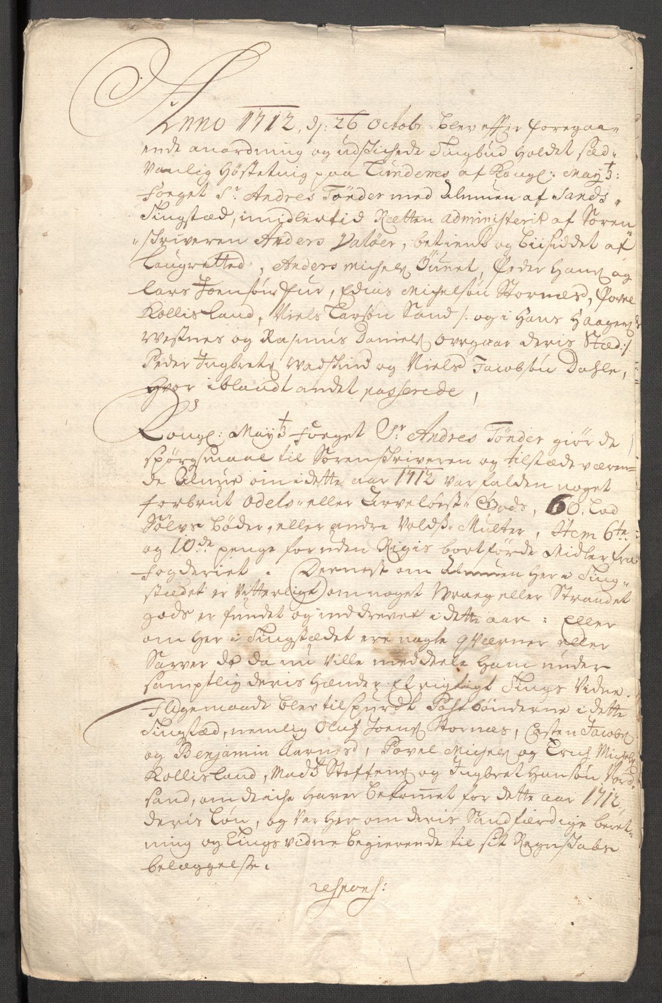 Rentekammeret inntil 1814, Reviderte regnskaper, Fogderegnskap, RA/EA-4092/R68/L4758: Fogderegnskap Senja og Troms, 1711-1712, p. 406