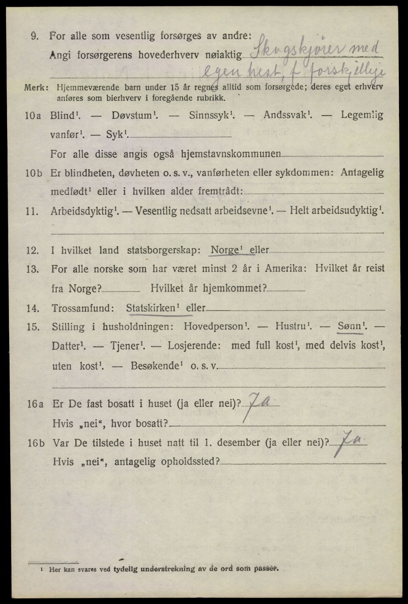 SAKO, 1920 census for Lier, 1920, p. 21915