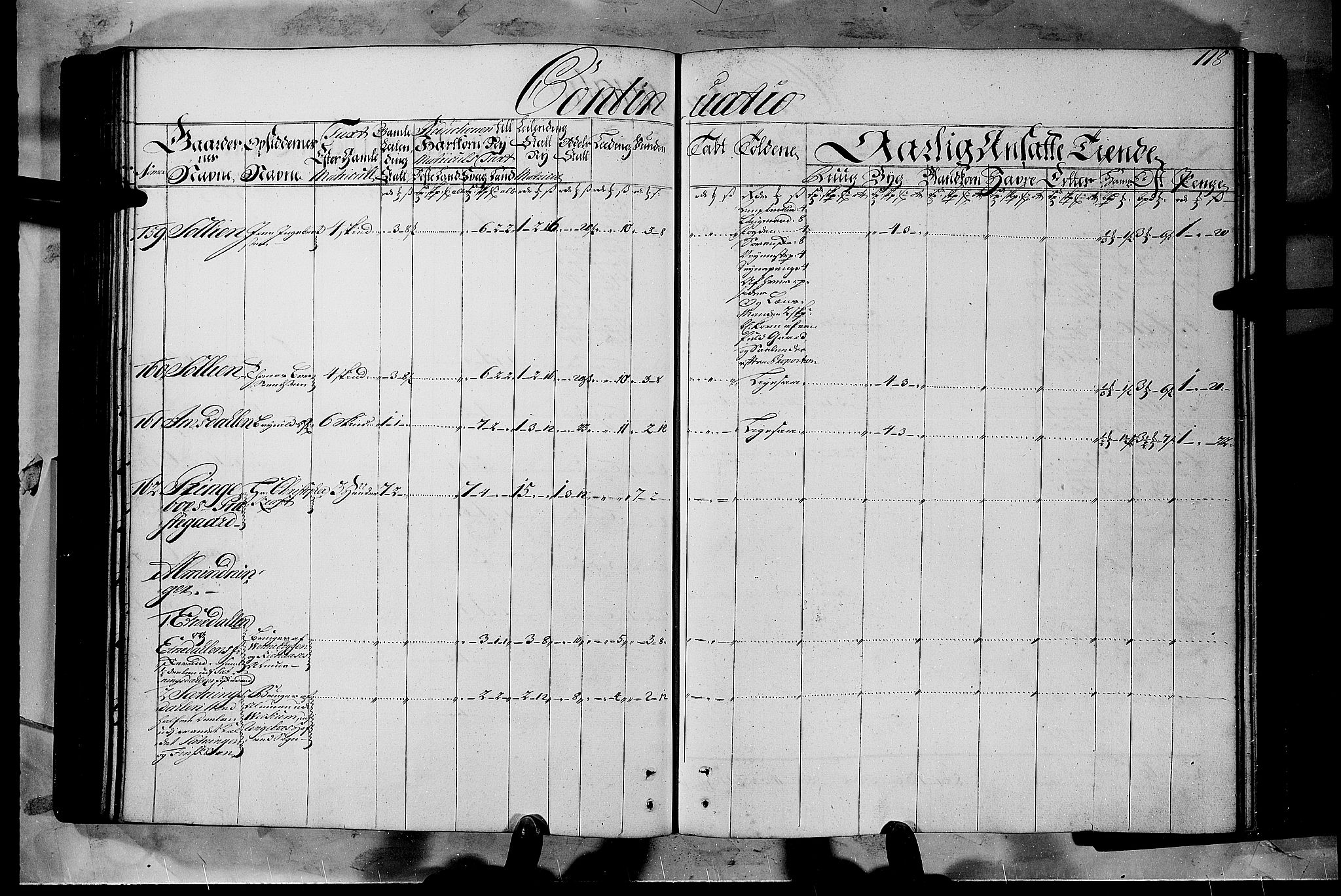 Rentekammeret inntil 1814, Realistisk ordnet avdeling, AV/RA-EA-4070/N/Nb/Nbf/L0108: Gudbrandsdalen matrikkelprotokoll, 1723, p. 117b-118a