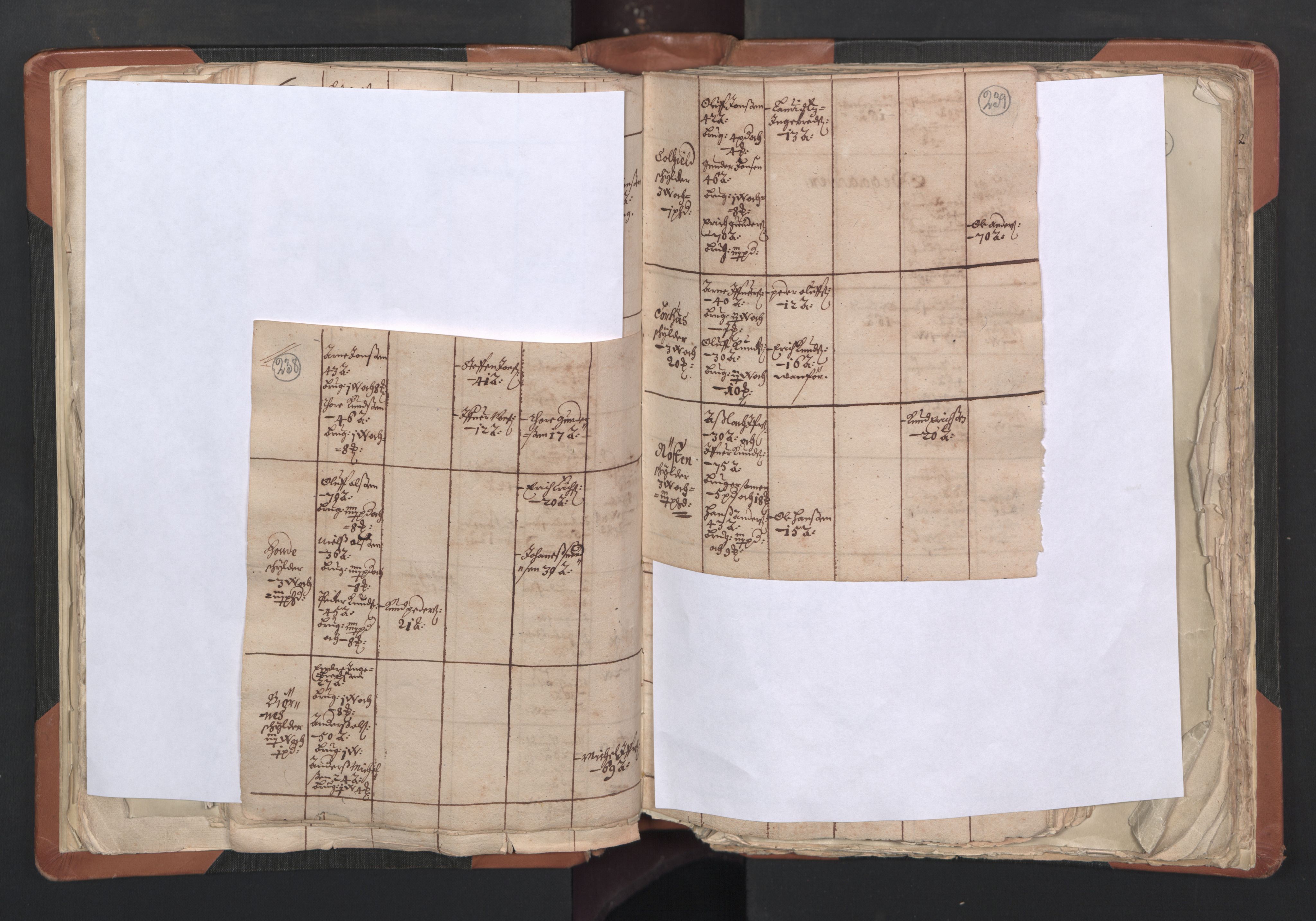 RA, Vicar's Census 1664-1666, no. 27: Romsdal deanery, 1664-1666, p. 238-239