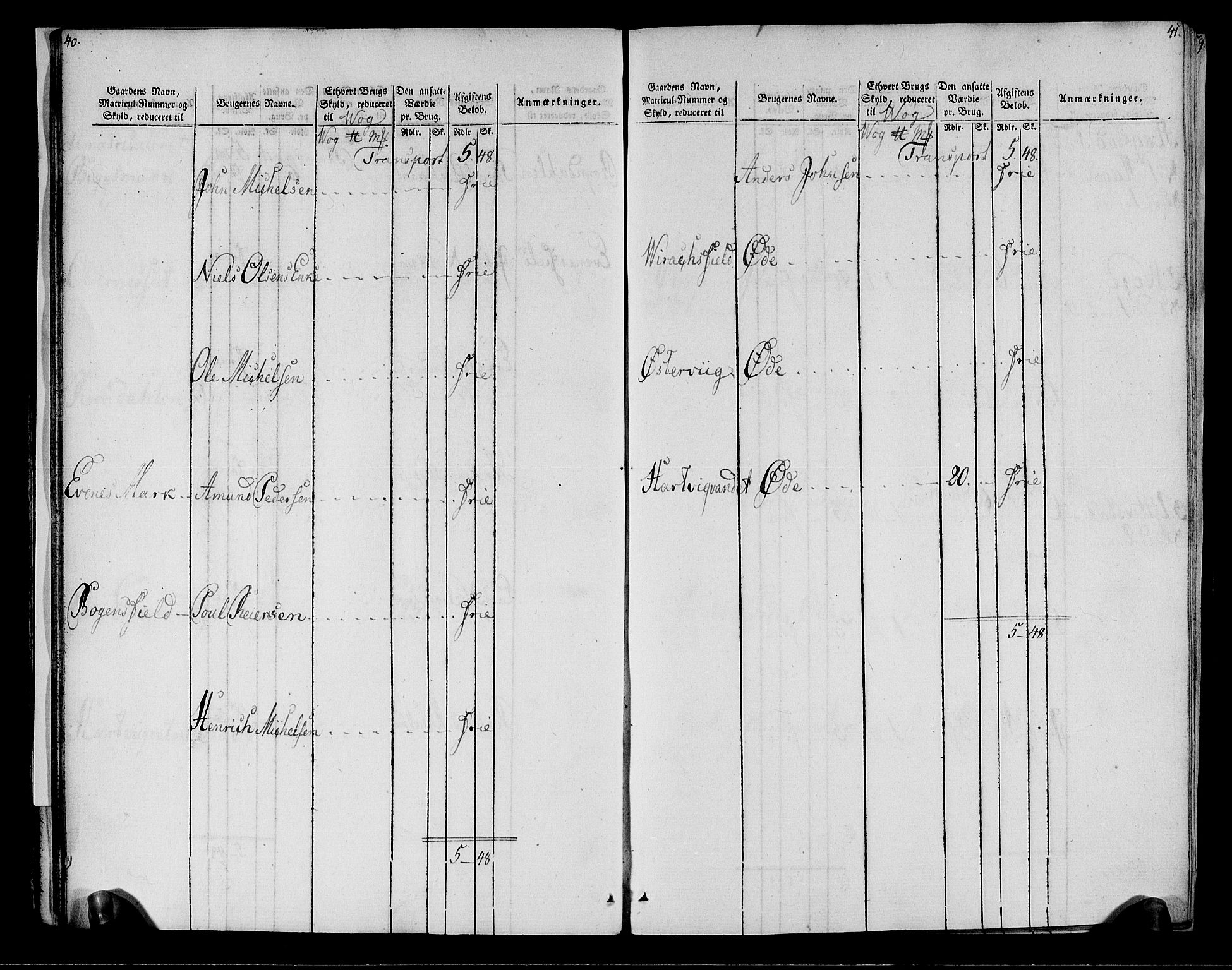 Rentekammeret inntil 1814, Realistisk ordnet avdeling, AV/RA-EA-4070/N/Ne/Nea/L0161: Salten fogderi. Oppebørselsregister, 1803-1804, p. 22