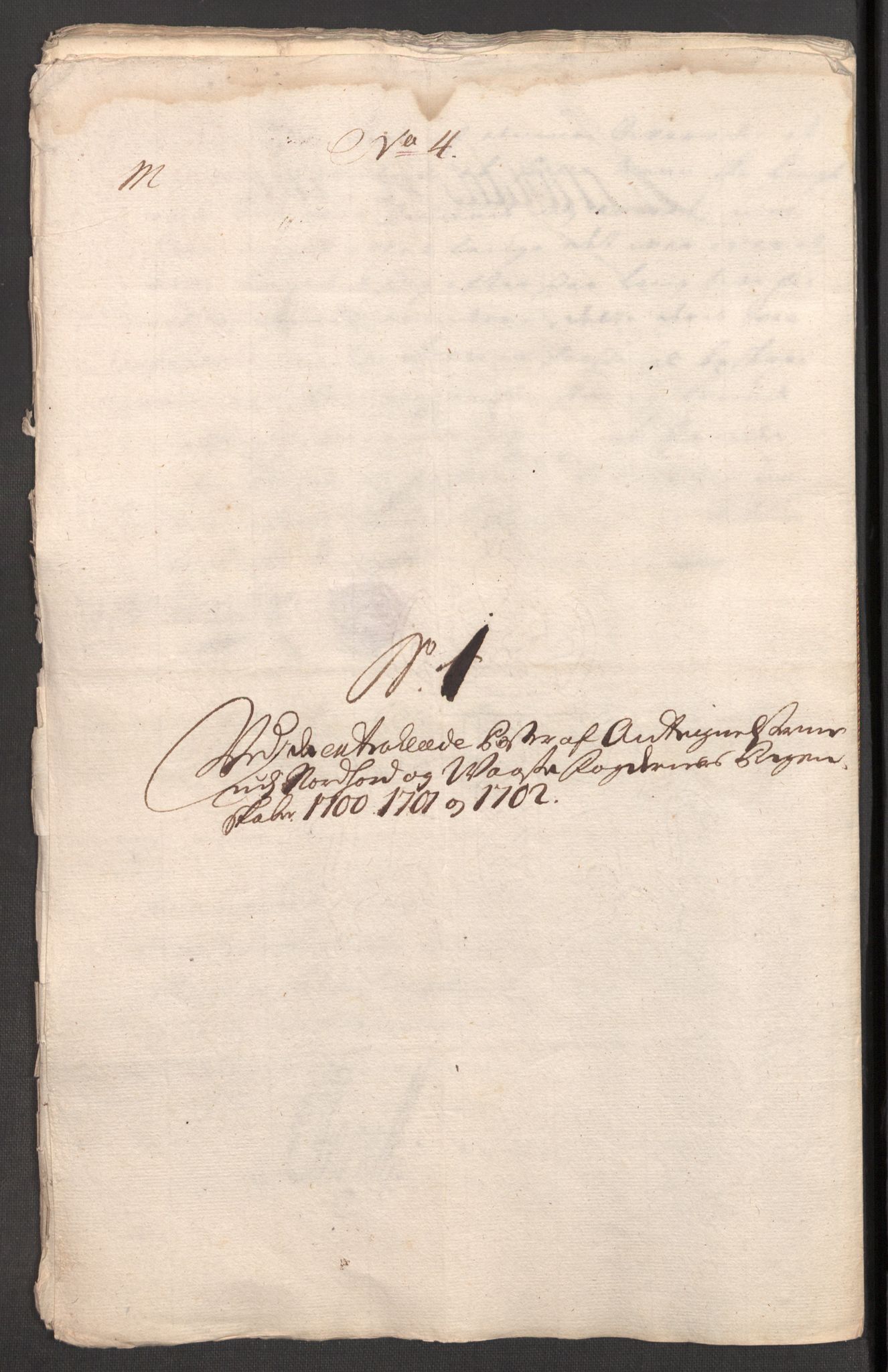 Rentekammeret inntil 1814, Reviderte regnskaper, Fogderegnskap, AV/RA-EA-4092/R51/L3186: Fogderegnskap Nordhordland og Voss, 1702-1703, p. 219