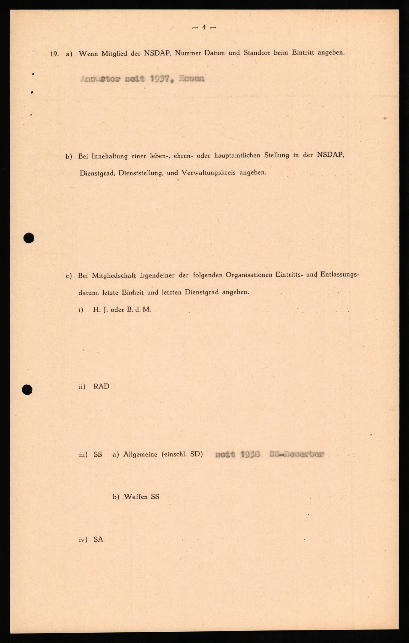 Forsvaret, Forsvarets overkommando II, AV/RA-RAFA-3915/D/Db/L0029: CI Questionaires. Tyske okkupasjonsstyrker i Norge. Tyskere., 1945-1946, p. 167