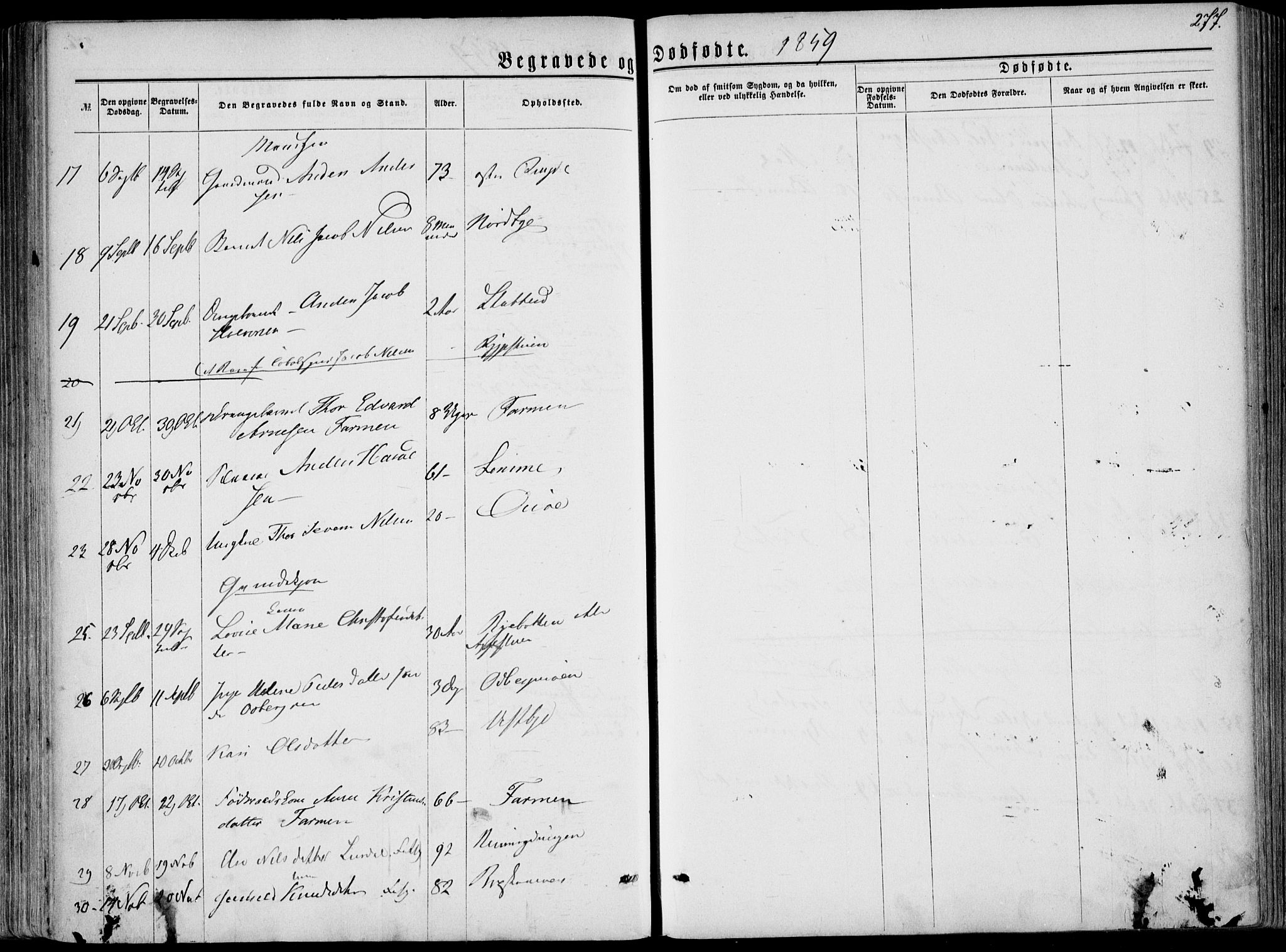 Hedrum kirkebøker, AV/SAKO-A-344/F/Fa/L0007: Parish register (official) no. I 7, 1857-1868, p. 277