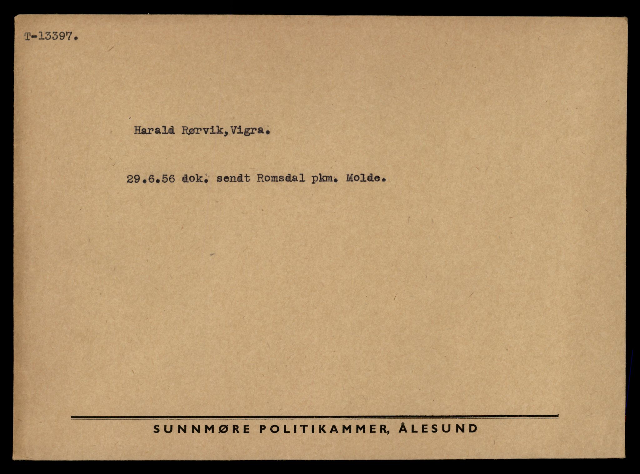 Møre og Romsdal vegkontor - Ålesund trafikkstasjon, AV/SAT-A-4099/F/Fe/L0039: Registreringskort for kjøretøy T 13361 - T 13530, 1927-1998, p. 595