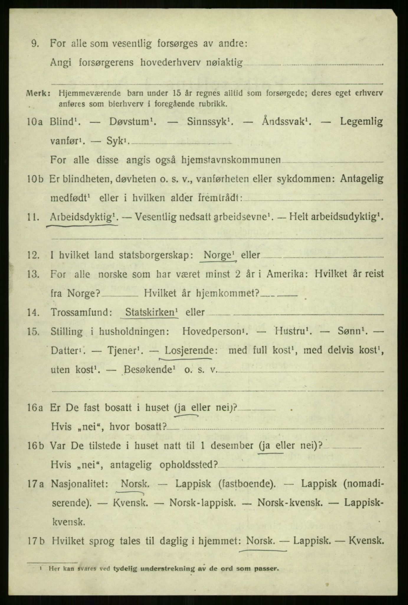 SATØ, 1920 census for Tromsøysund, 1920, p. 10719