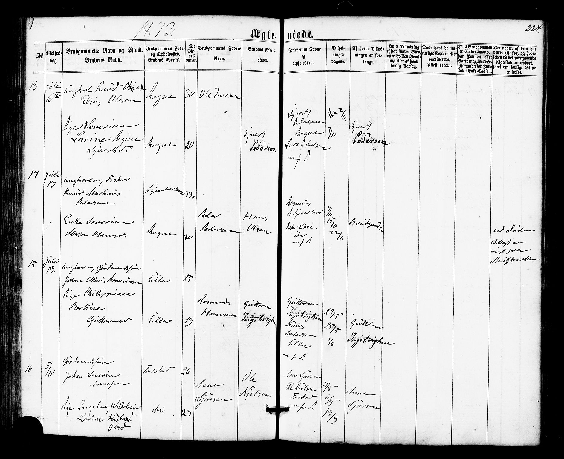 Ministerialprotokoller, klokkerbøker og fødselsregistre - Møre og Romsdal, AV/SAT-A-1454/536/L0498: Parish register (official) no. 536A07, 1862-1875, p. 224