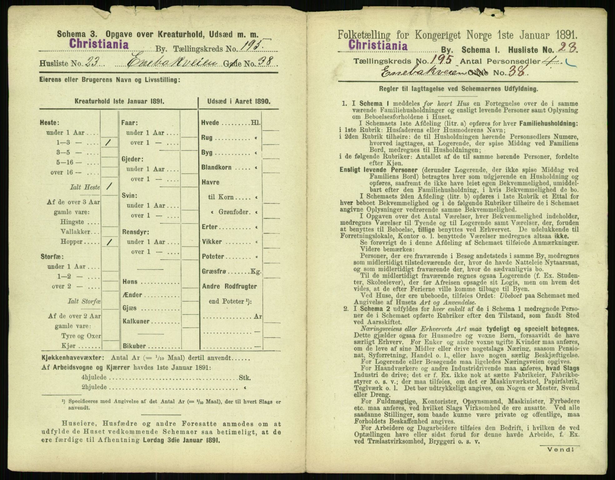 RA, 1891 census for 0301 Kristiania, 1891, p. 117498