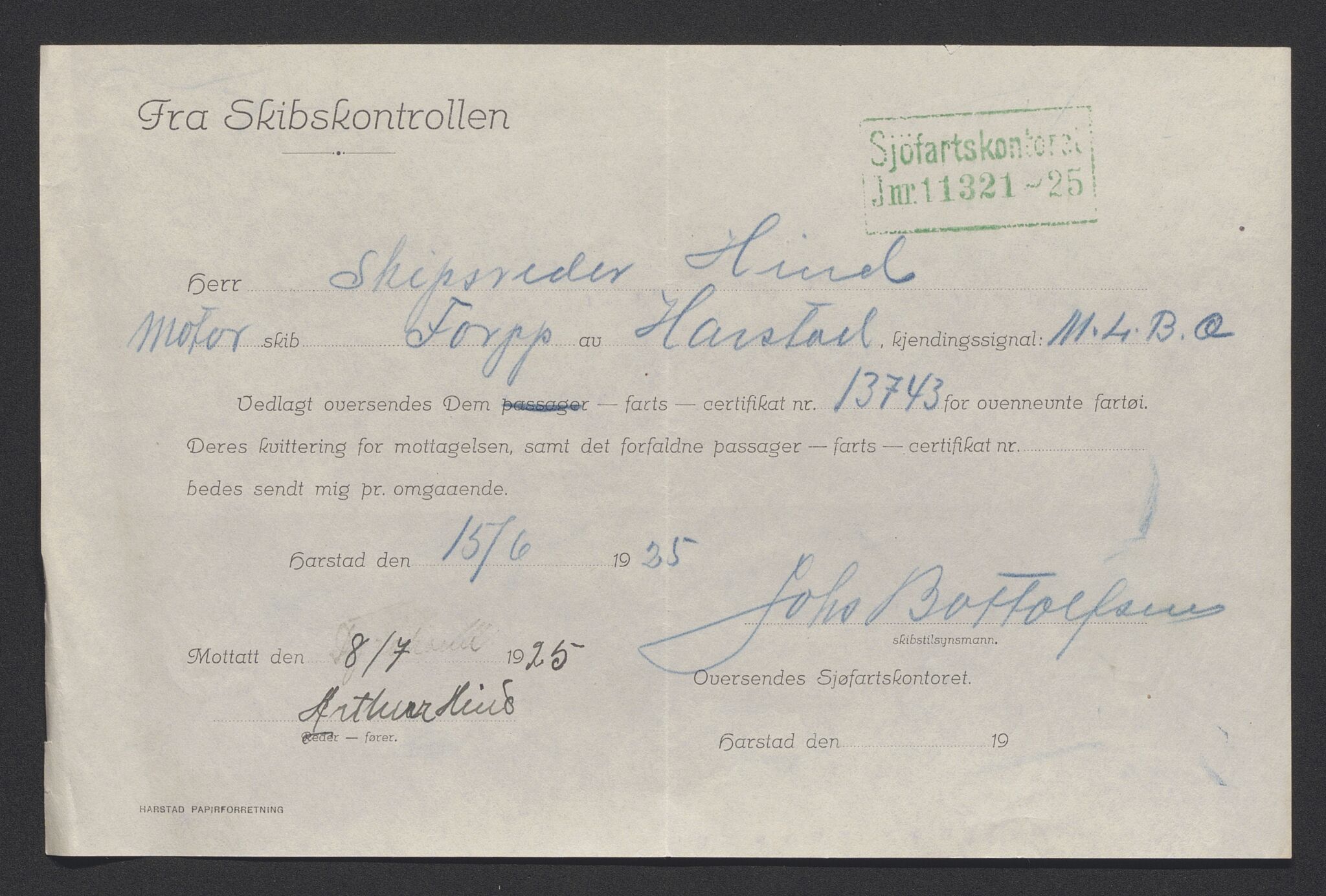 Sjøfartsdirektoratet med forløpere, skipsmapper slettede skip, AV/RA-S-4998/F/Fa/L0359: --, 1870-1933, p. 660