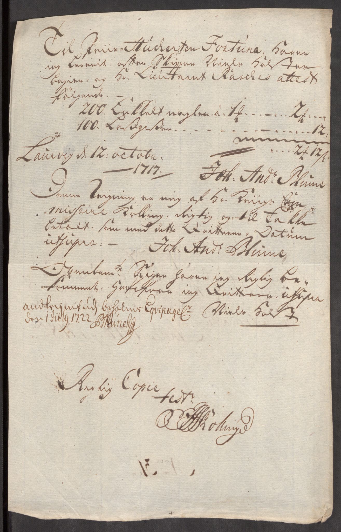 Kommanderende general (KG I) med Det norske krigsdirektorium, AV/RA-EA-5419/E/Eb/L0001: Ruller over noen kompanier som tjenestegjorde på flåten, 1712-1721, p. 534