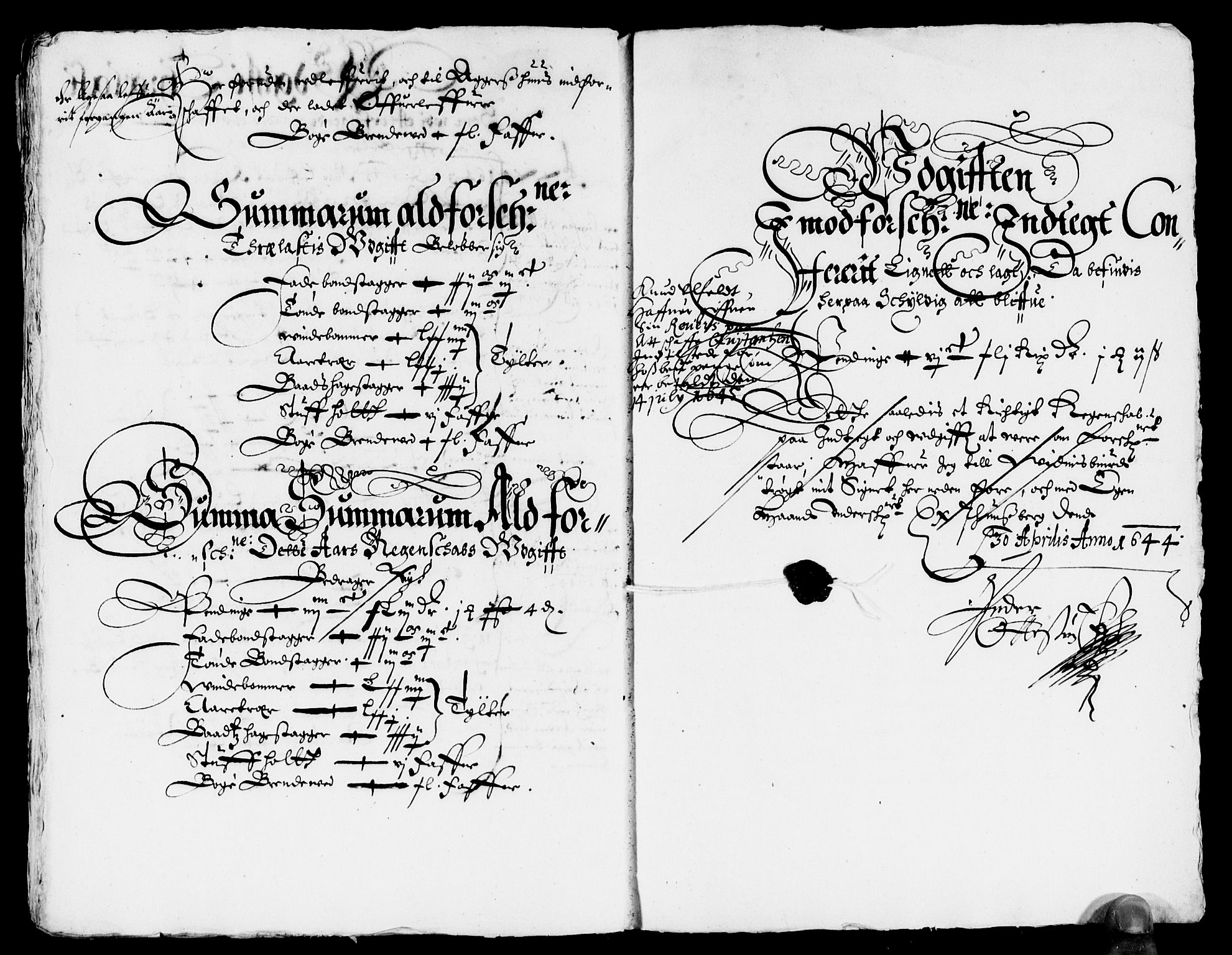 Rentekammeret inntil 1814, Reviderte regnskaper, Lensregnskaper, AV/RA-EA-5023/R/Rb/Rbo/L0024: Tønsberg len, 1642-1644