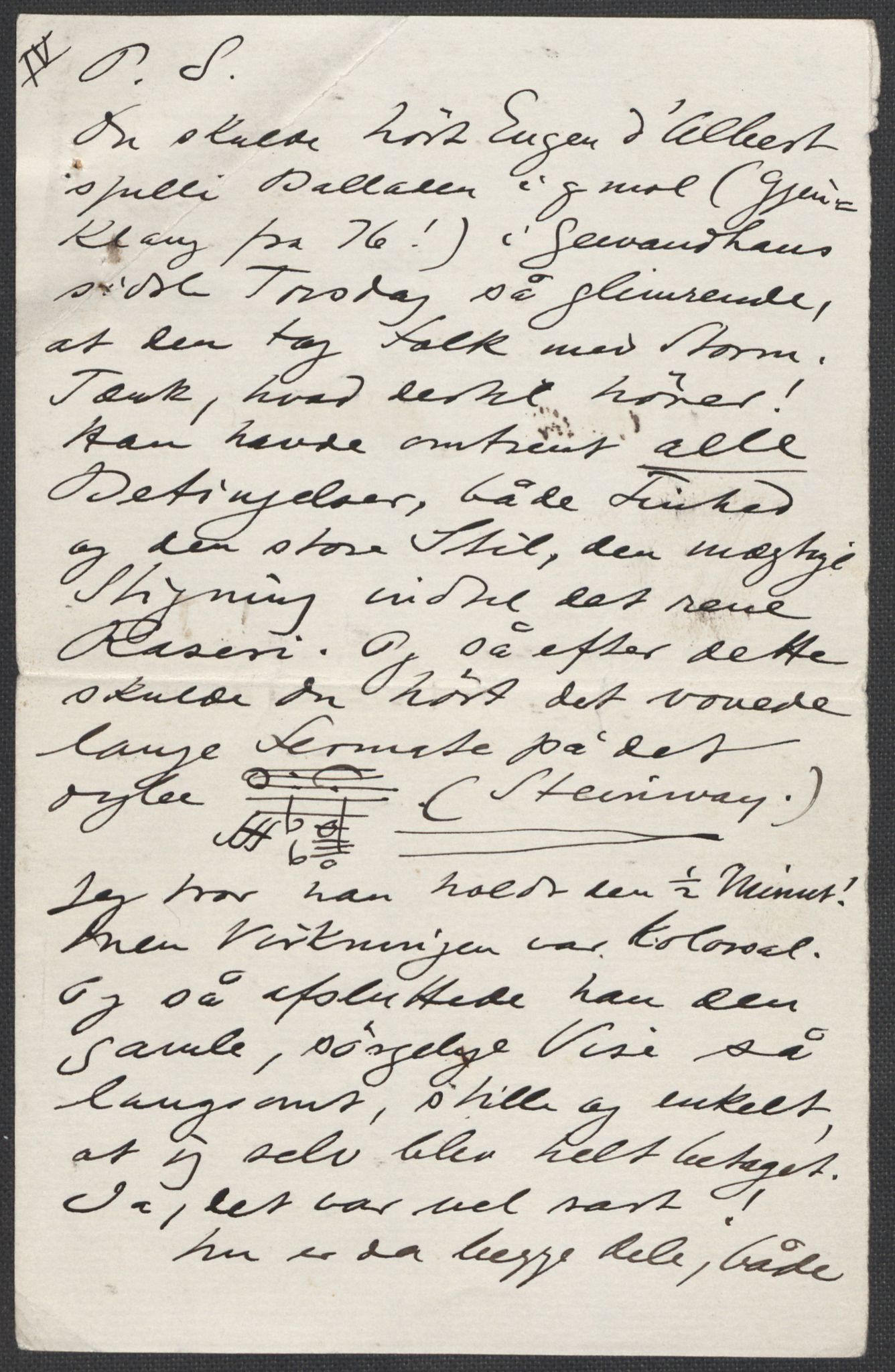 Beyer, Frants, AV/RA-PA-0132/F/L0001: Brev fra Edvard Grieg til Frantz Beyer og "En del optegnelser som kan tjene til kommentar til brevene" av Marie Beyer, 1872-1907, p. 527