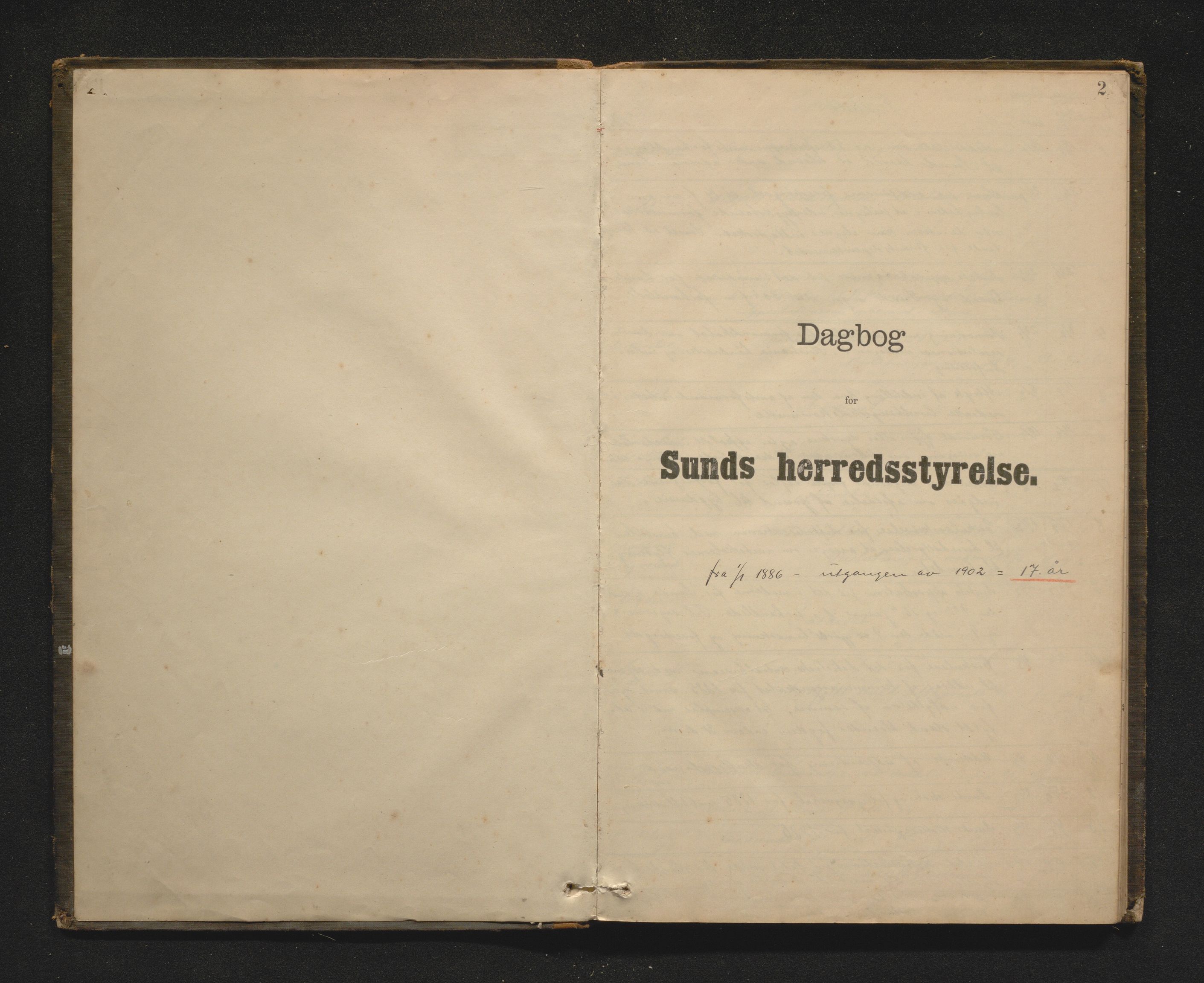 Sund kommune. Formannskapet, IKAH/1245-021/C/Ca/L0002: Postjournal for formannskapet, 1886-1902