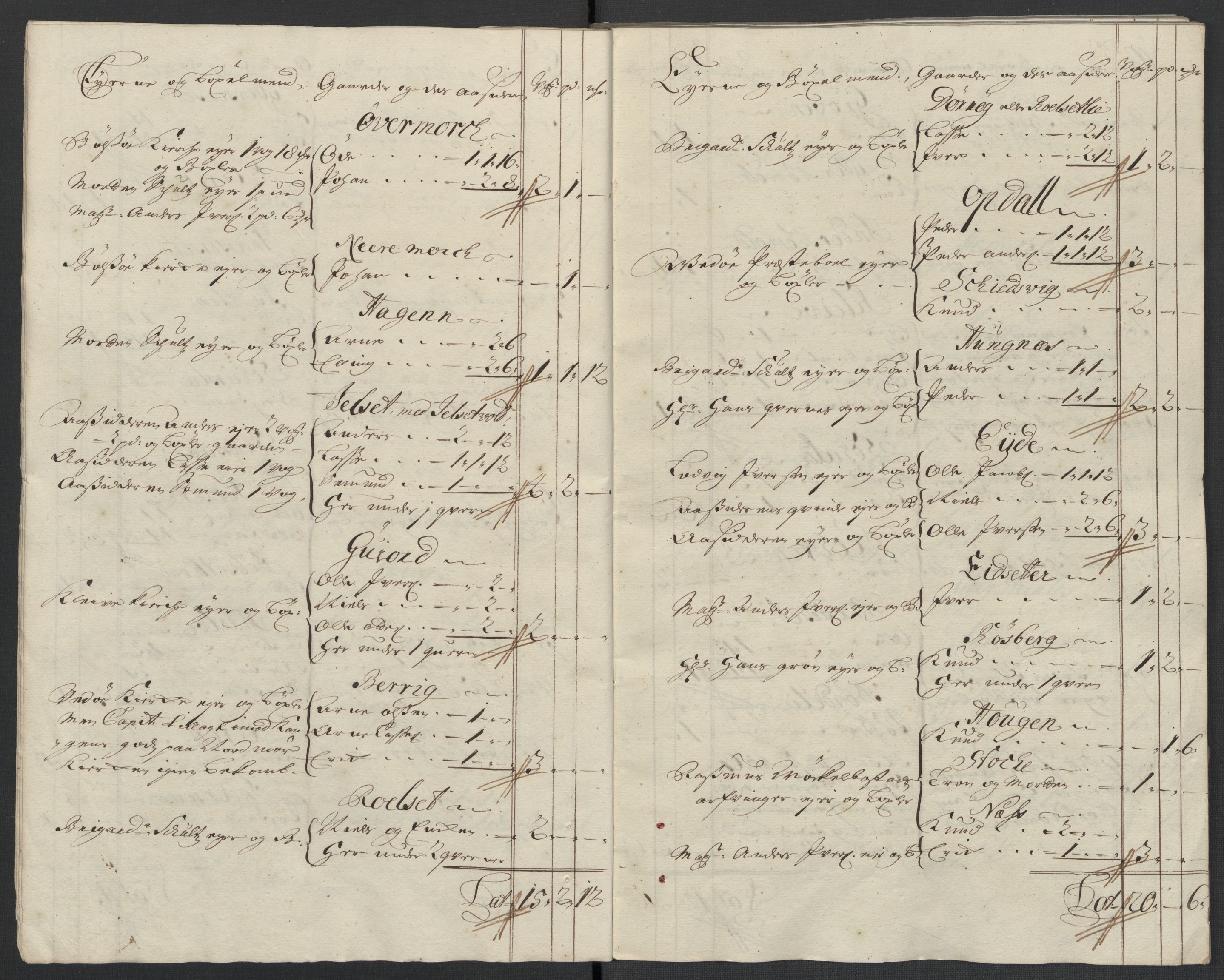 Rentekammeret inntil 1814, Reviderte regnskaper, Fogderegnskap, RA/EA-4092/R55/L3656: Fogderegnskap Romsdal, 1703-1705, p. 171