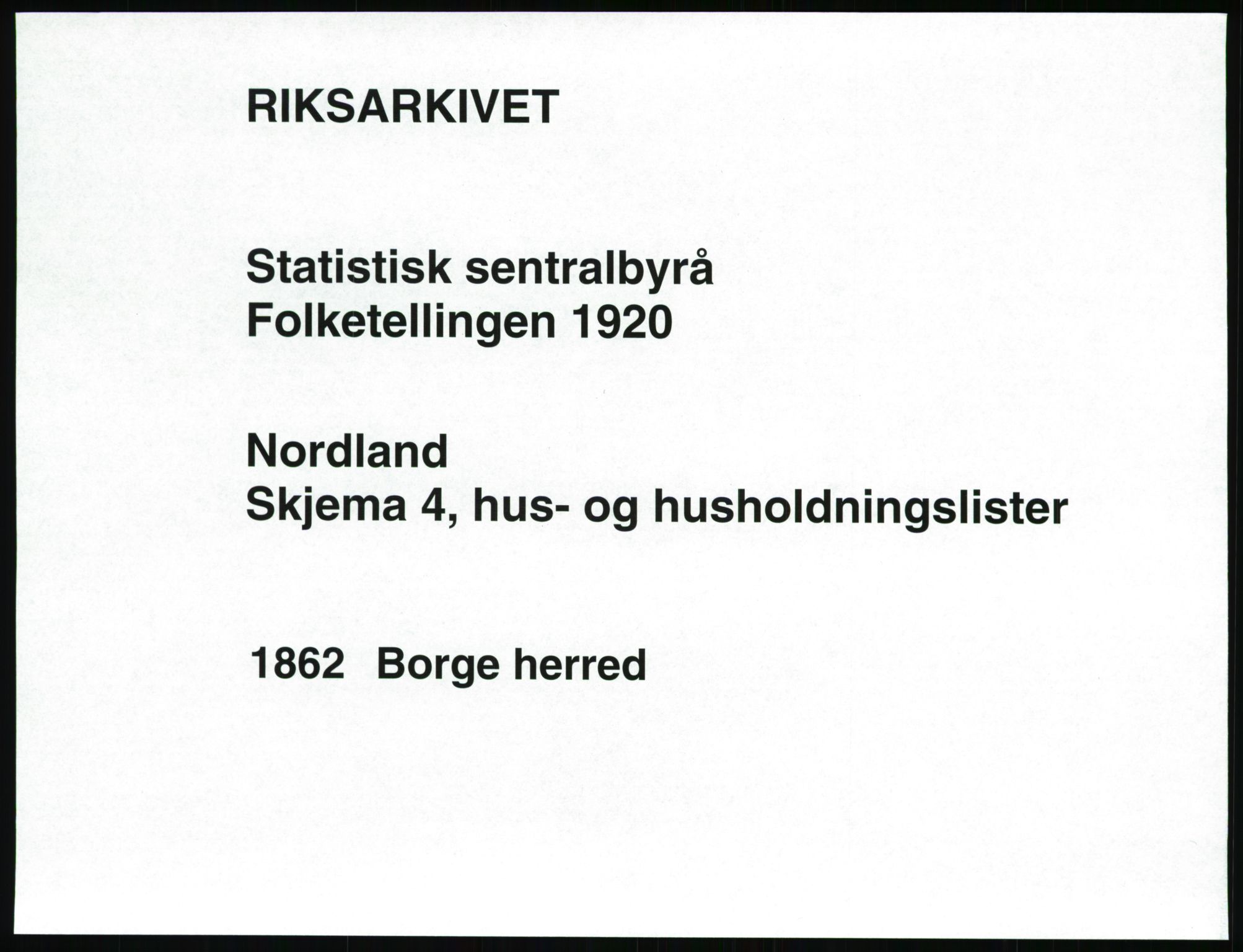 SAT, 1920 census for Borge, 1920, p. 49