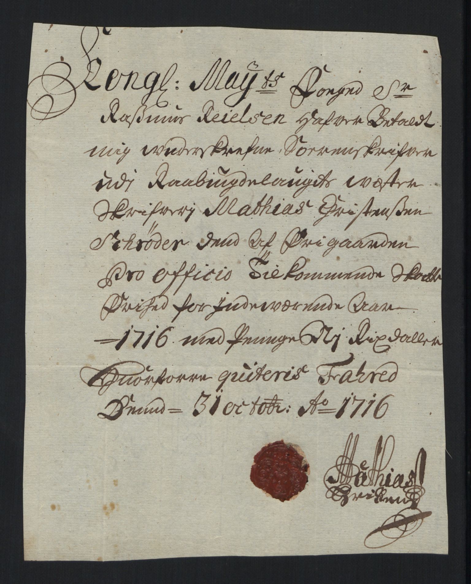 Rentekammeret inntil 1814, Reviderte regnskaper, Fogderegnskap, RA/EA-4092/R40/L2452: Fogderegnskap Råbyggelag, 1716-1717, p. 118