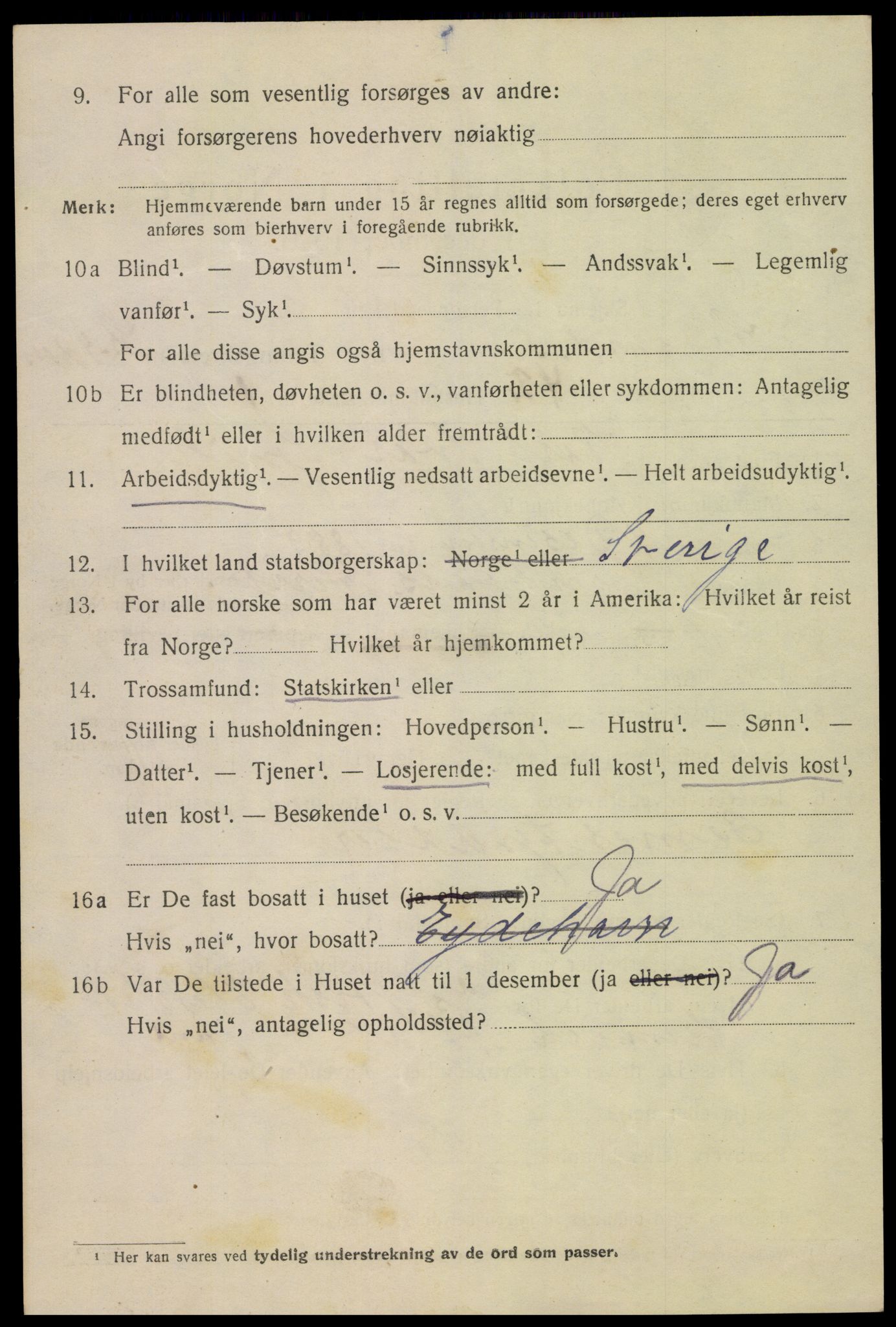 SAK, 1920 census for Kristiansand, 1920, p. 26758