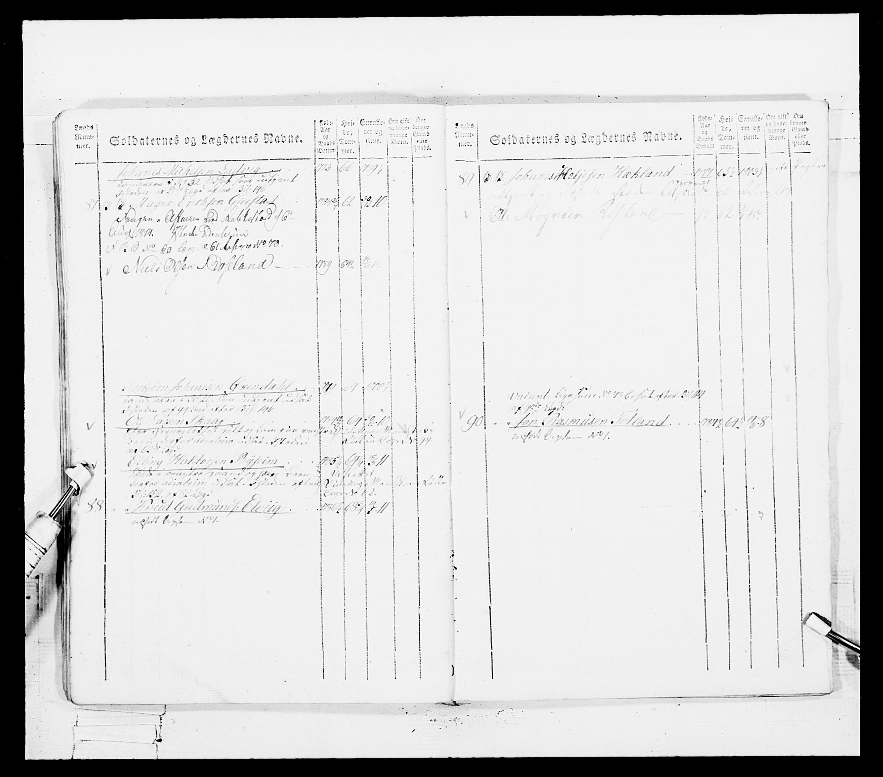 Generalitets- og kommissariatskollegiet, Det kongelige norske kommissariatskollegium, AV/RA-EA-5420/E/Eh/L0100: Bergenhusiske skarpskytterbataljon, 1812, p. 261