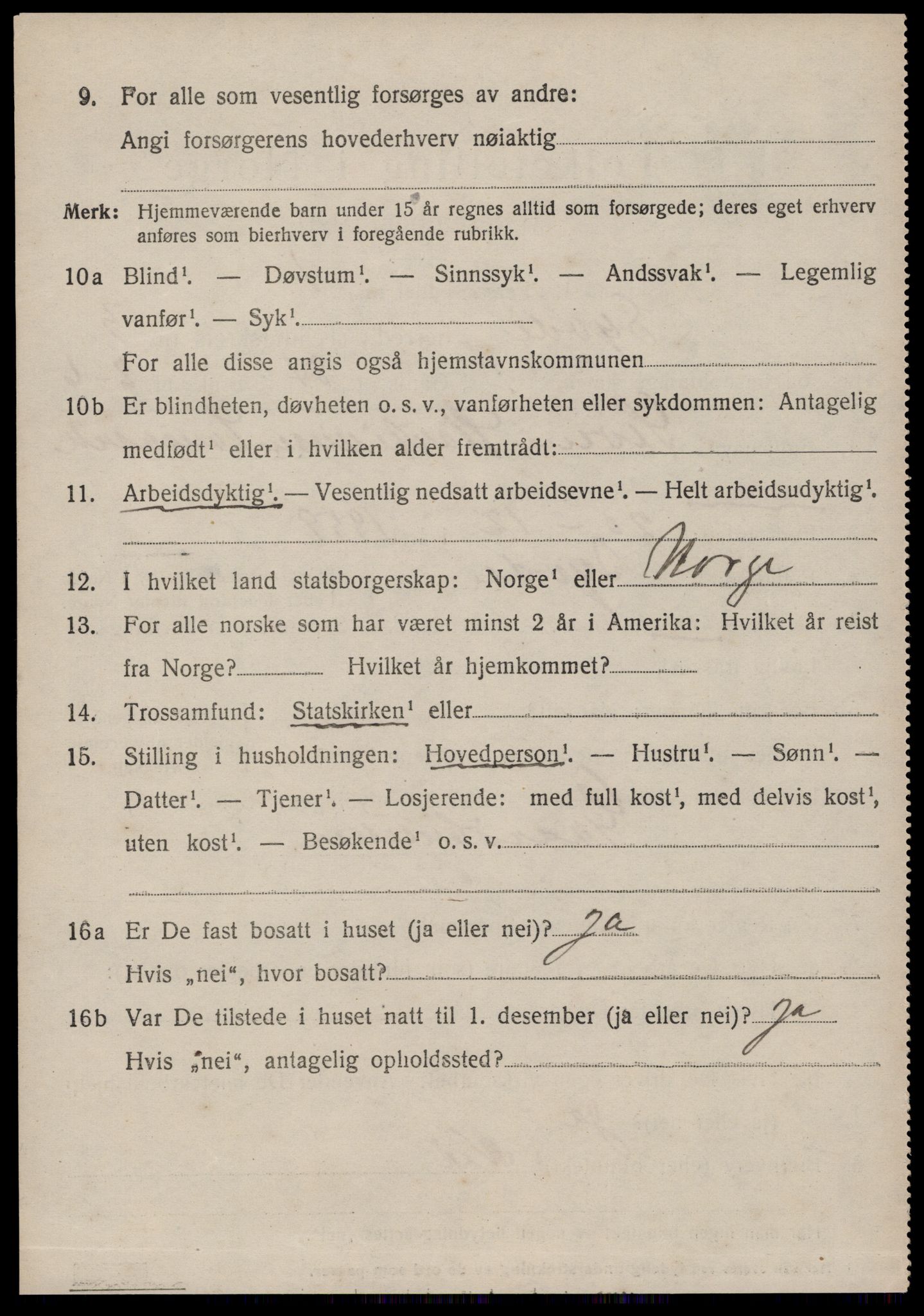 SAT, 1920 census for Syvde, 1920, p. 1011