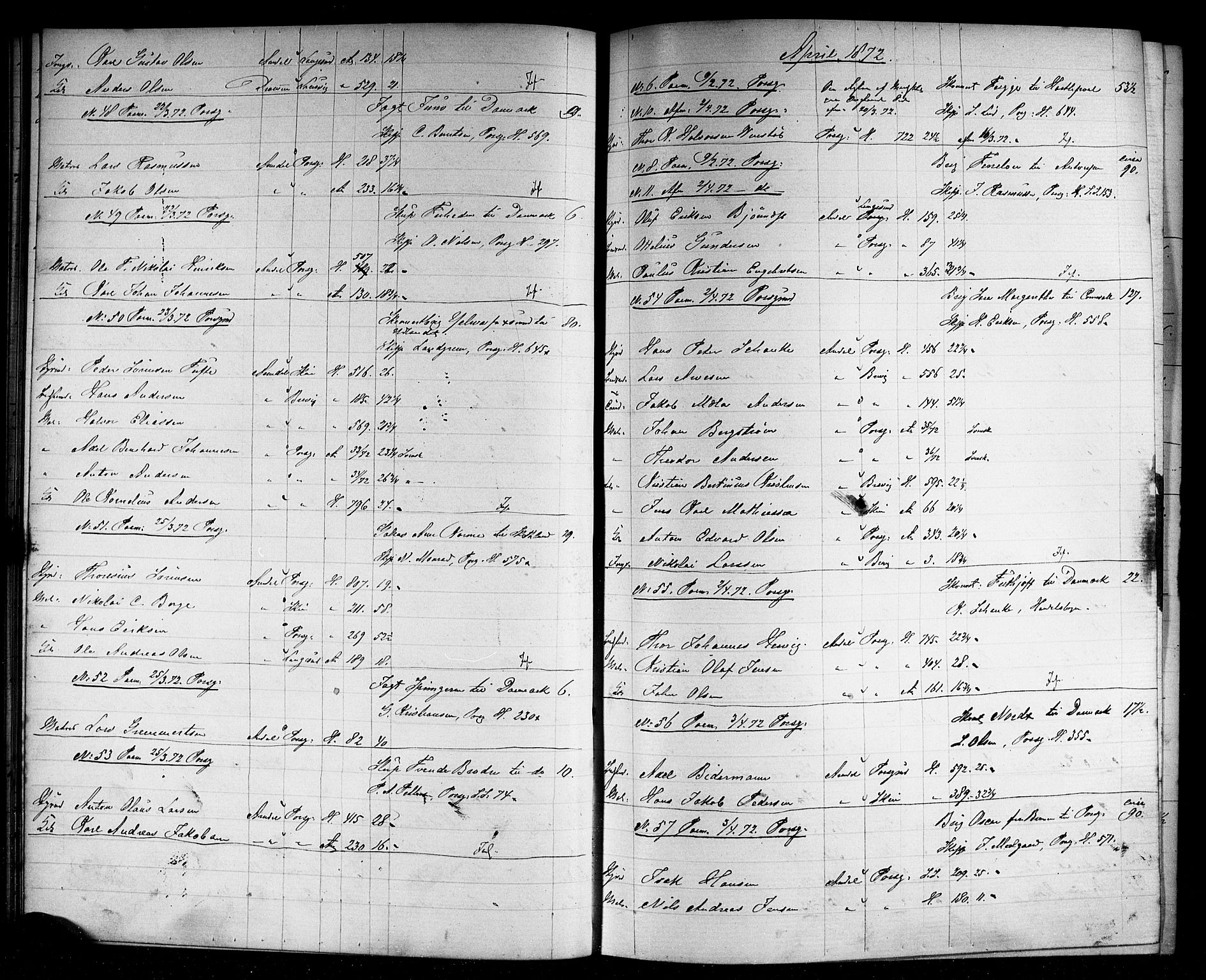 Porsgrunn innrulleringskontor, AV/SAKO-A-829/H/Ha/L0001: Mønstringsjournal, 1871-1875, p. 24