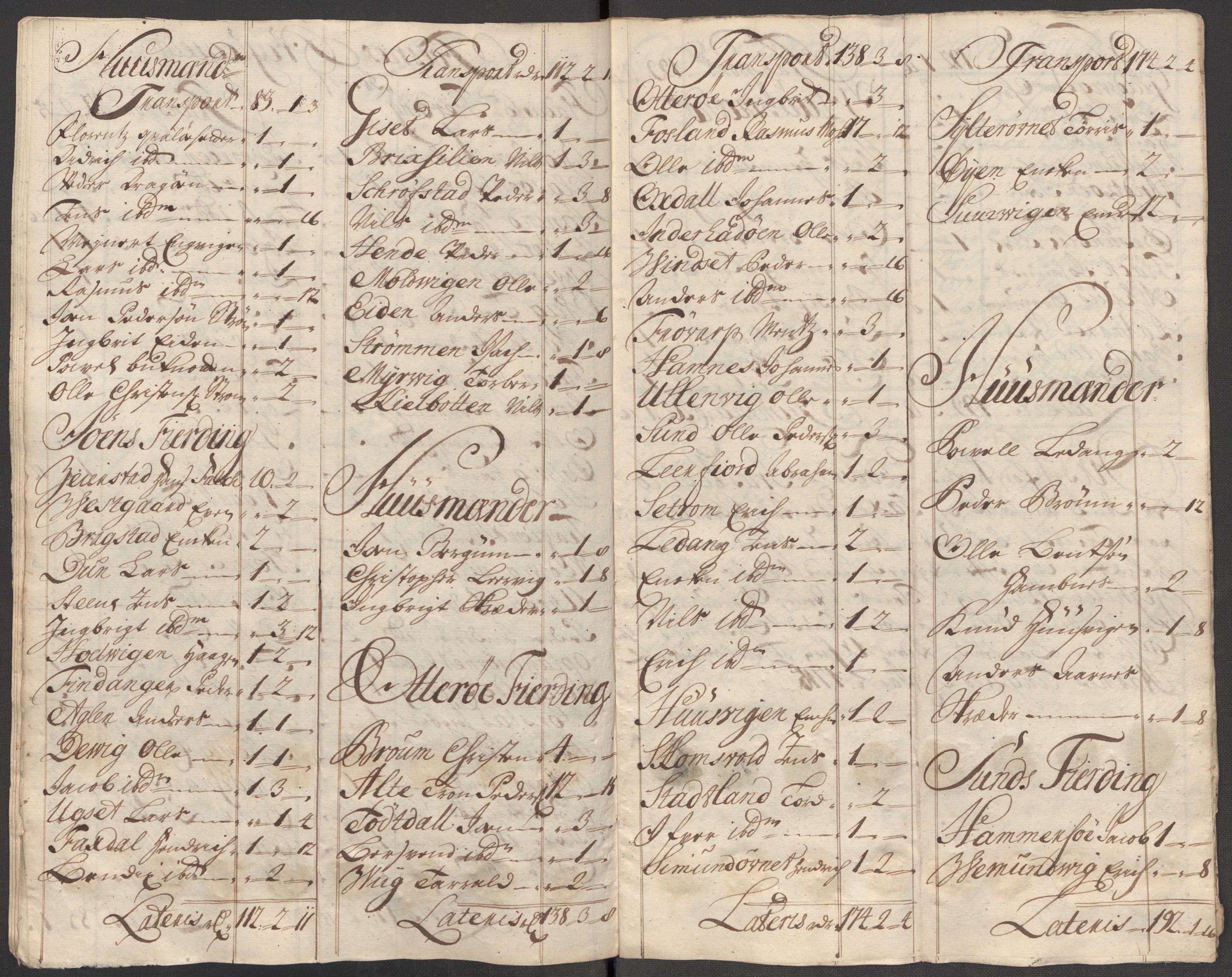 Rentekammeret inntil 1814, Reviderte regnskaper, Fogderegnskap, AV/RA-EA-4092/R64/L4436: Fogderegnskap Namdal, 1715, p. 250