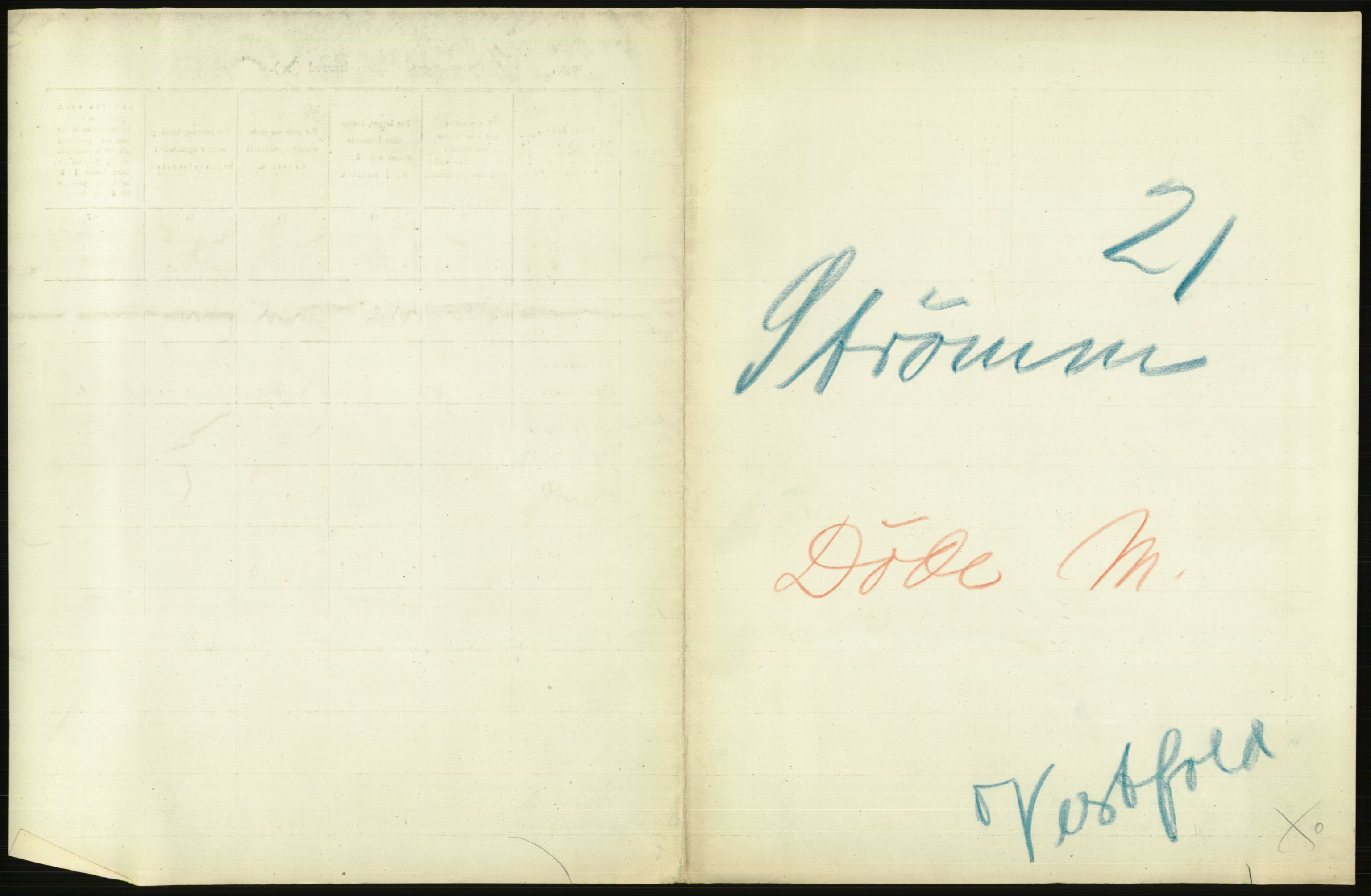 Statistisk sentralbyrå, Sosiodemografiske emner, Befolkning, AV/RA-S-2228/D/Df/Dfc/Dfca/L0022: Vestfold fylke: Gifte, døde, dødfødte. Bygder og byer., 1921, p. 237
