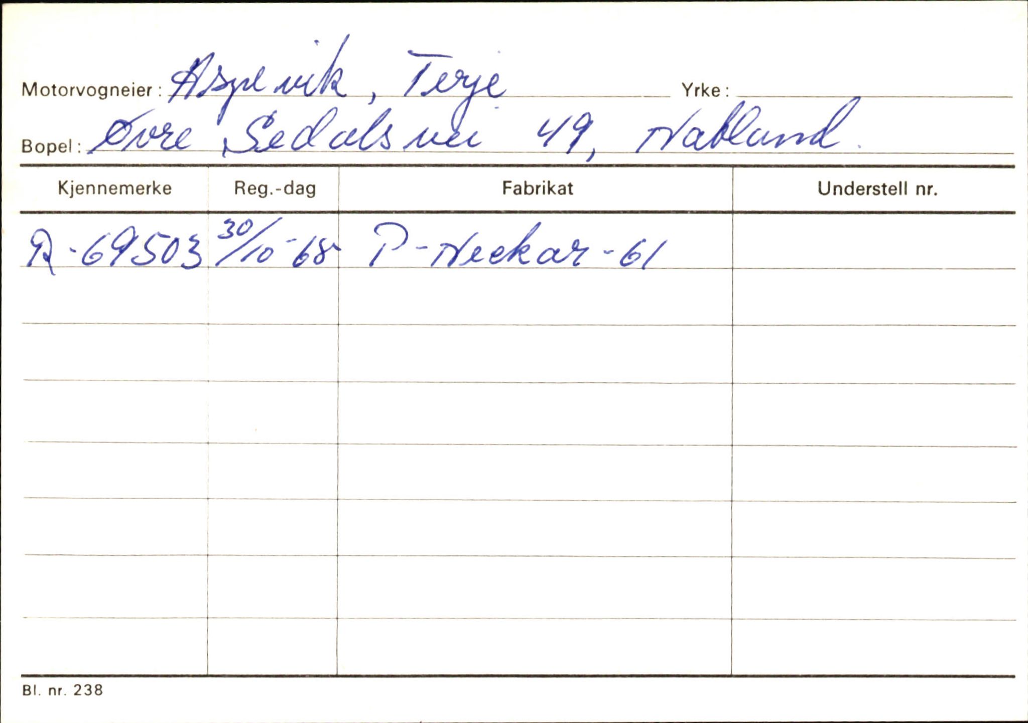 Statens vegvesen, Hordaland vegkontor, AV/SAB-A-5201/2/Ha/L0002: R-eierkort A, 1920-1971, p. 1216