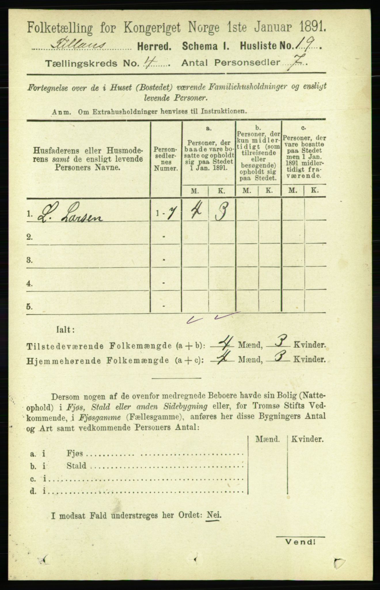 RA, 1891 census for 1616 Fillan, 1891, p. 639