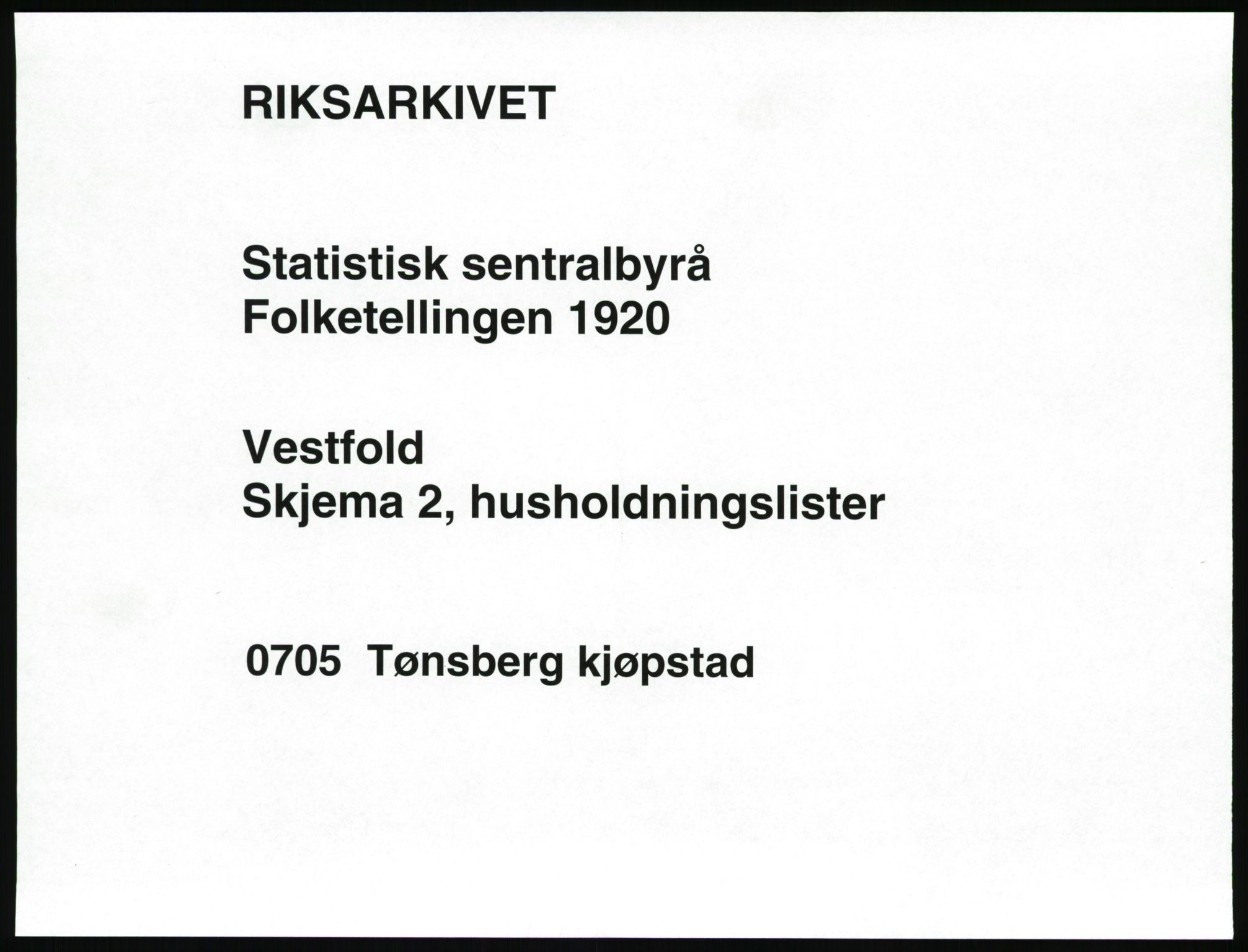 SAKO, 1920 census for Tønsberg, 1920, p. 2513