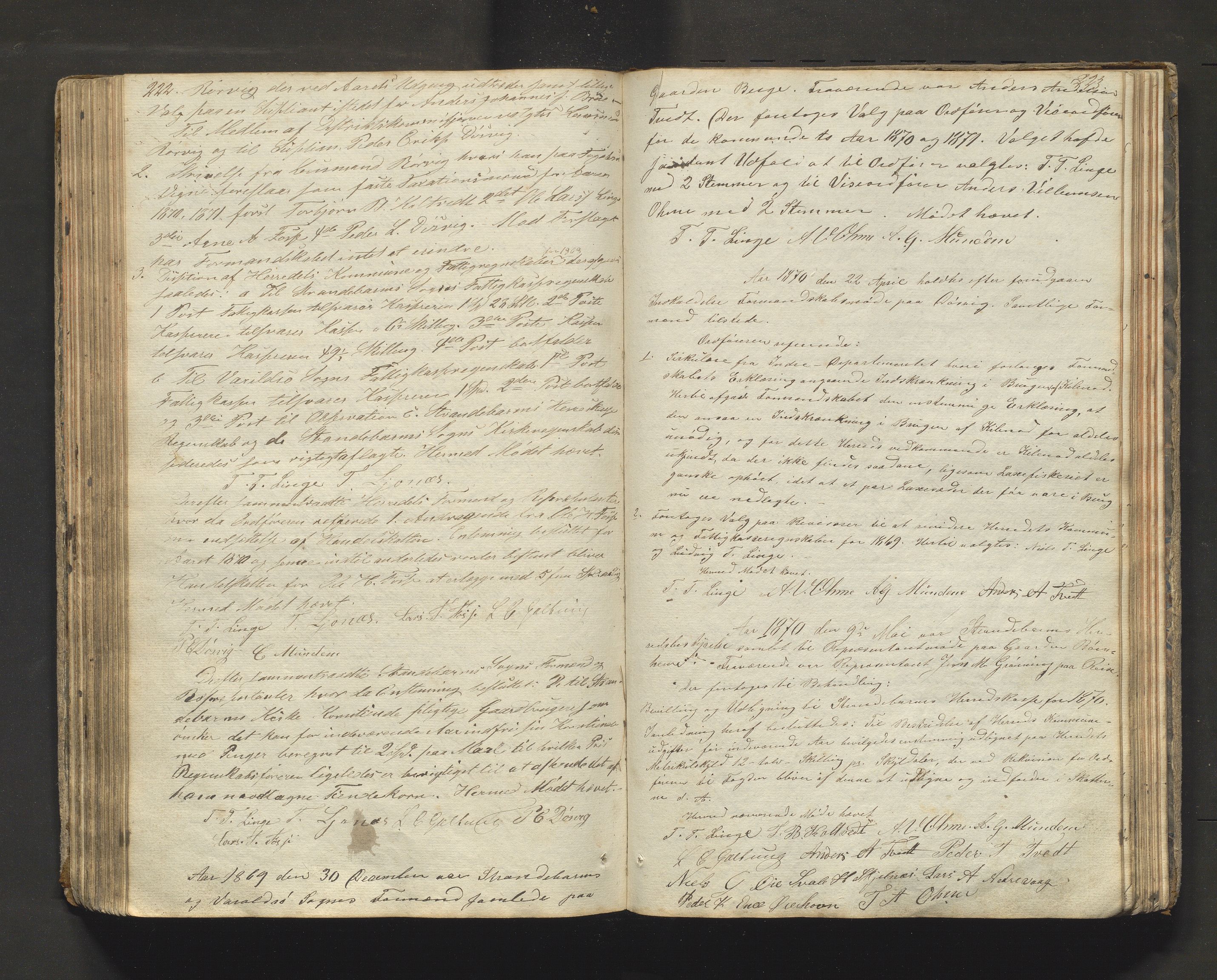 Strandebarm kommune. Formannskapet, IKAH/1226-021/A/Aa/L0001: Møtebok for Strandebarm formannskap og heradsstyre, 1838-1874, p. 111