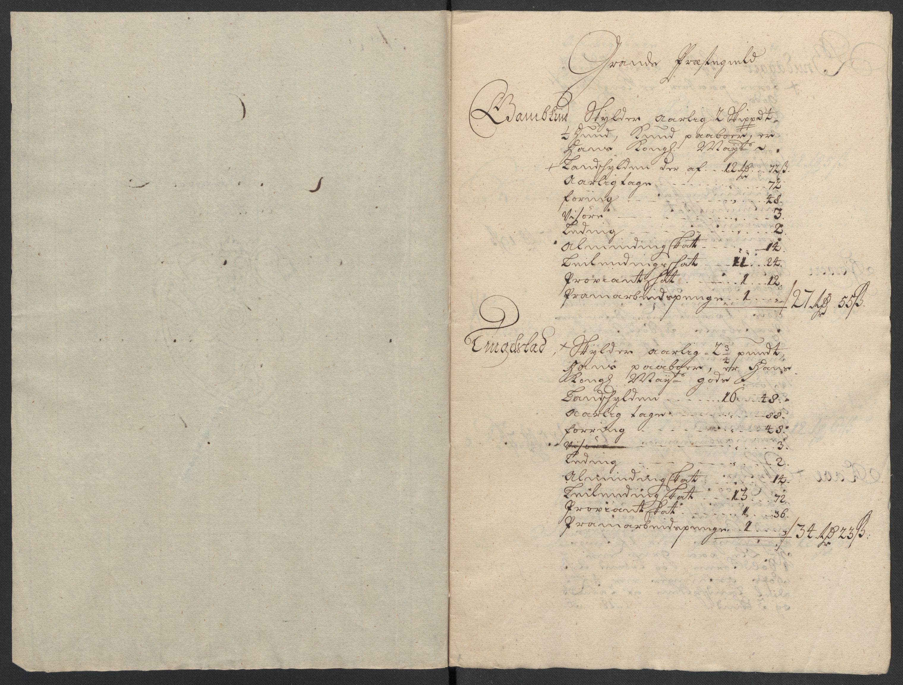 Rentekammeret inntil 1814, Reviderte regnskaper, Fogderegnskap, AV/RA-EA-4092/R18/L1305: Fogderegnskap Hadeland, Toten og Valdres, 1707-1708, p. 275