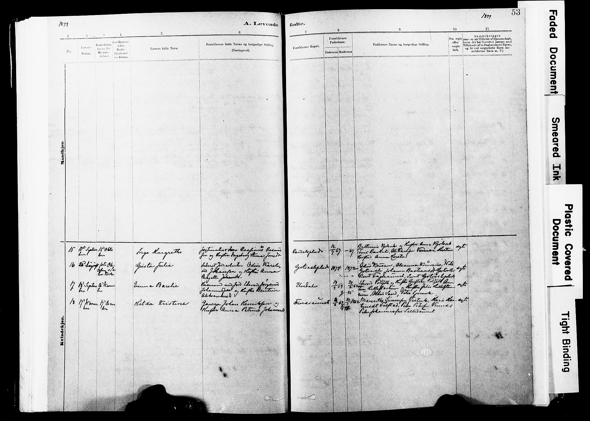 Ministerialprotokoller, klokkerbøker og fødselsregistre - Nord-Trøndelag, SAT/A-1458/744/L0420: Parish register (official) no. 744A04, 1882-1904, p. 53