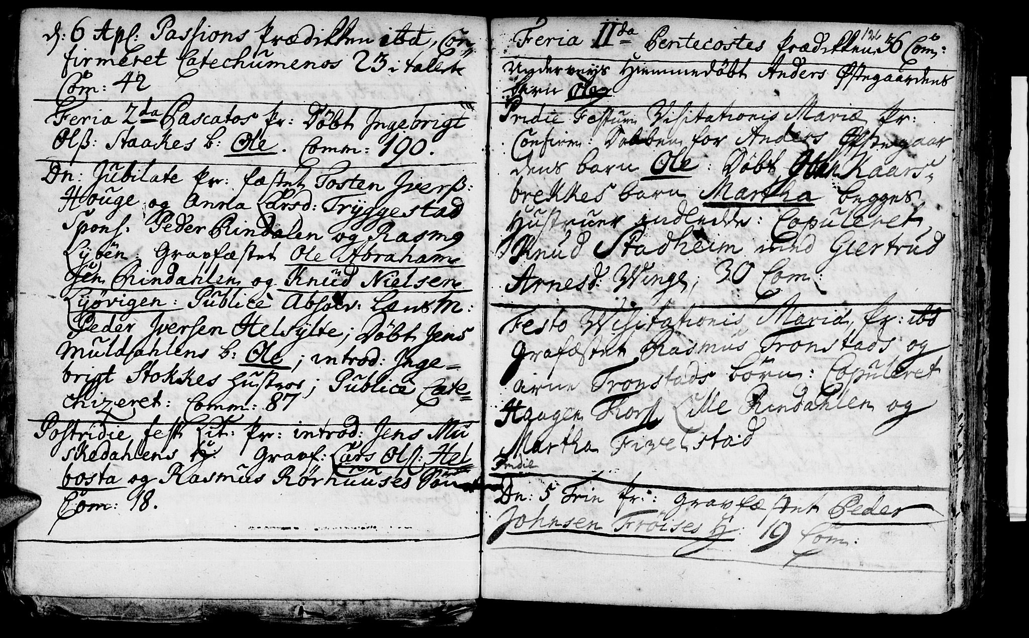 Ministerialprotokoller, klokkerbøker og fødselsregistre - Møre og Romsdal, AV/SAT-A-1454/519/L0241: Parish register (official) no. 519A01 /2, 1736-1760, p. 126