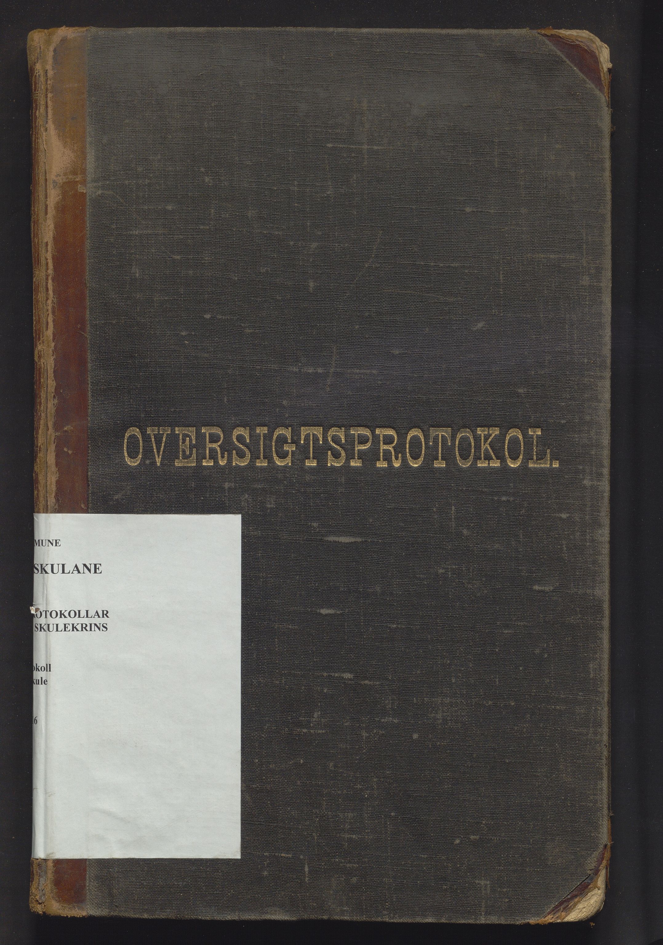 Voss kommune. Barneskulane, IKAH/1235-231/F/Fc/L0004: Skuleprotokoll for Vangen skule, 1892-1916