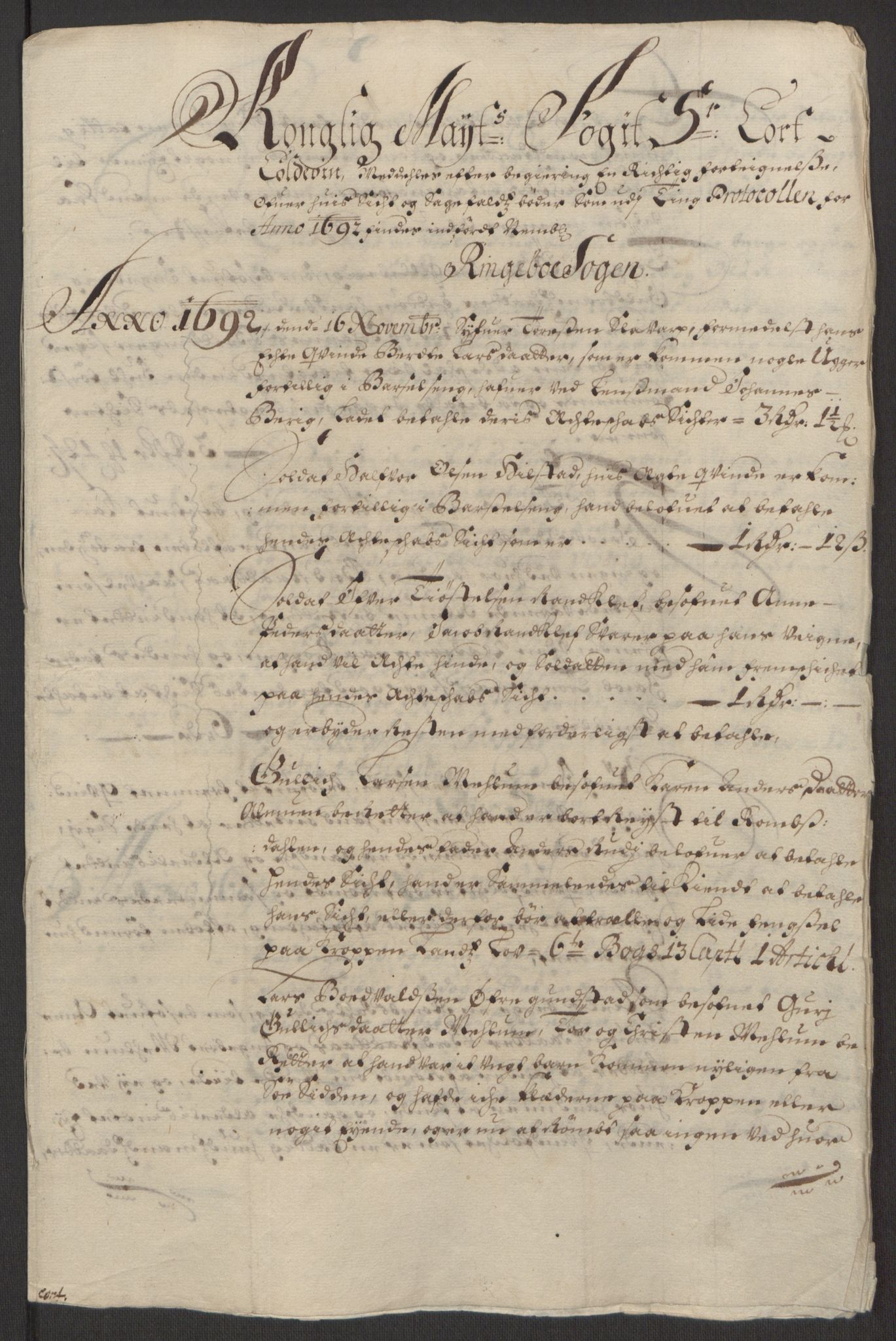 Rentekammeret inntil 1814, Reviderte regnskaper, Fogderegnskap, RA/EA-4092/R17/L1166: Fogderegnskap Gudbrandsdal, 1690-1692, p. 154