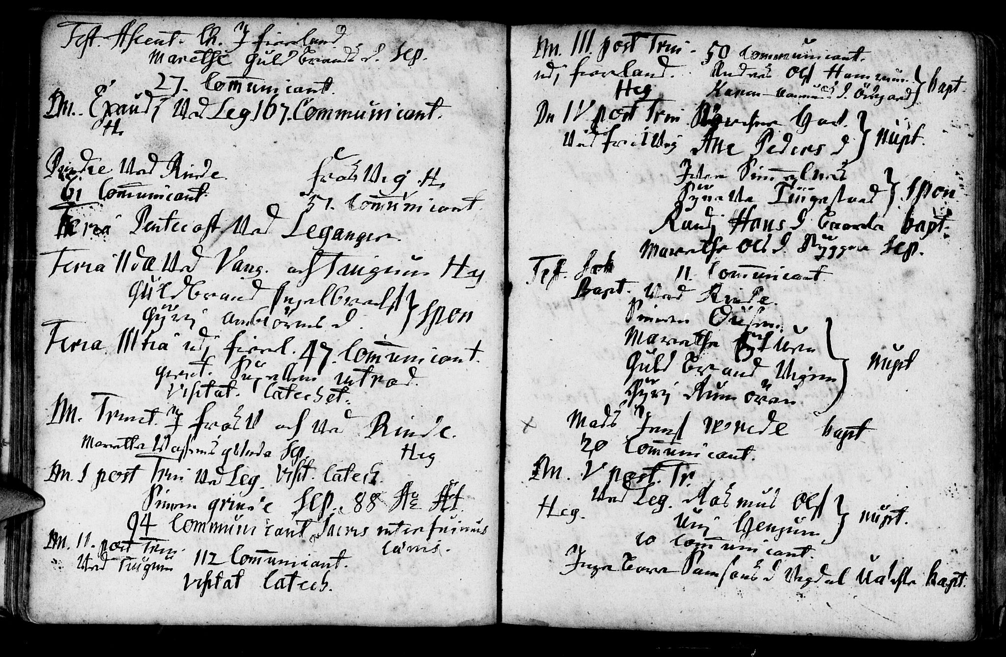 Leikanger sokneprestembete, AV/SAB-A-81001/H/Haa/Haaa/L0001: Parish register (official) no. A 1, 1690-1734, p. 128