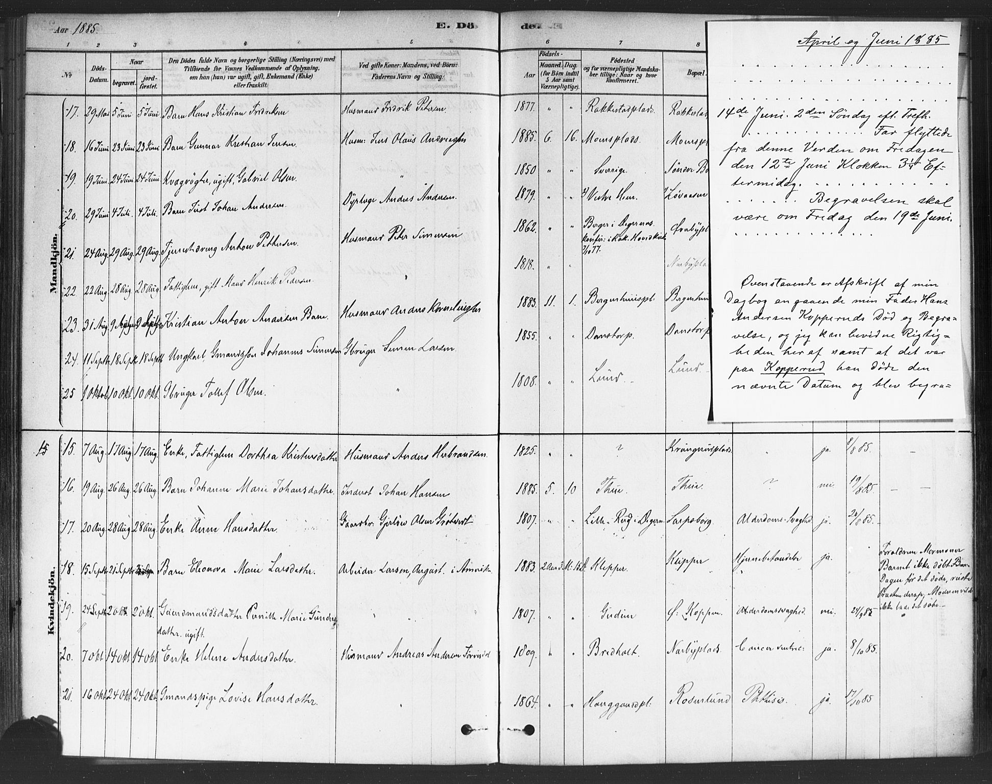 Rakkestad prestekontor Kirkebøker, AV/SAO-A-2008/F/Fa/L0012: Parish register (official) no. I 12, 1878-1893, p. 251