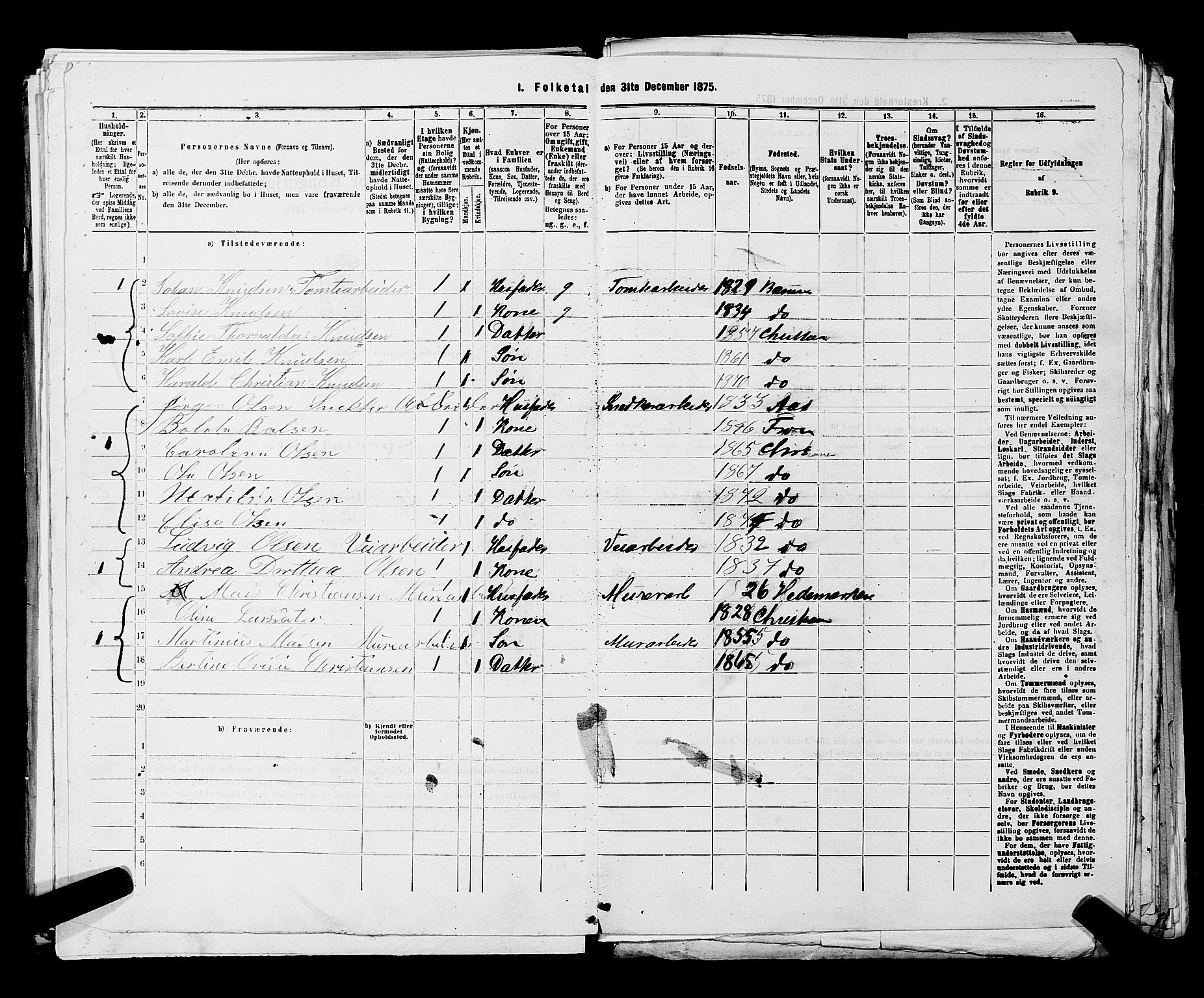 RA, 1875 census for 0301 Kristiania, 1875, p. 8844