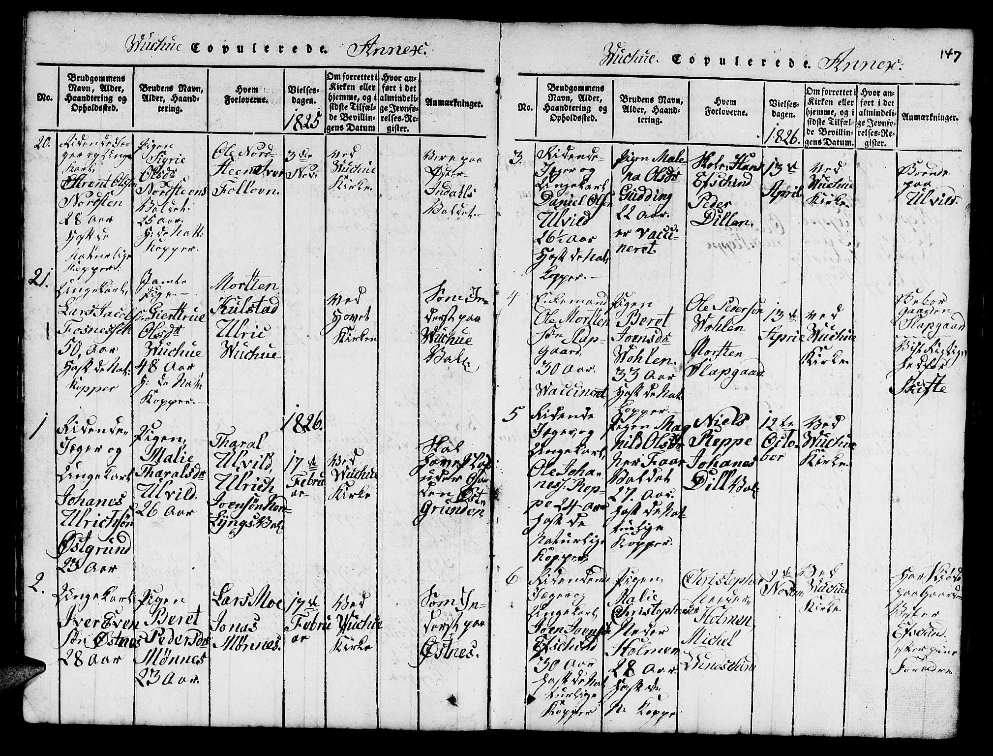 Ministerialprotokoller, klokkerbøker og fødselsregistre - Nord-Trøndelag, SAT/A-1458/724/L0265: Parish register (copy) no. 724C01, 1816-1845, p. 147
