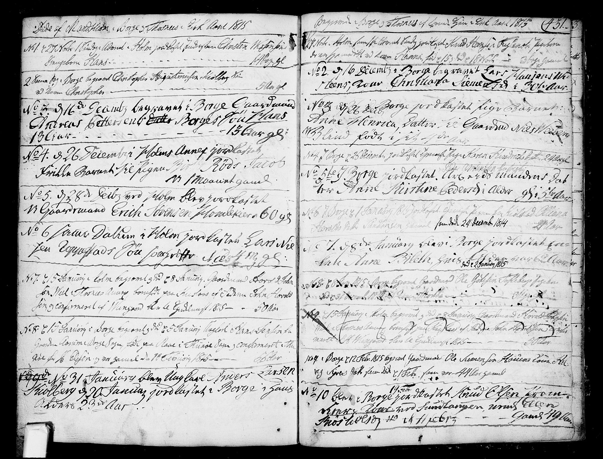 Borge prestekontor Kirkebøker, SAO/A-10903/F/Fa/L0002: Parish register (official) no. I 2, 1791-1817, p. 431