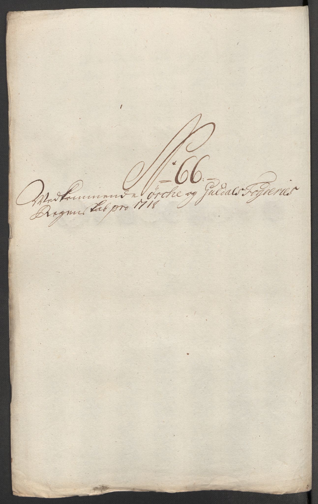 Rentekammeret inntil 1814, Reviderte regnskaper, Fogderegnskap, RA/EA-4092/R60/L3972: Fogderegnskap Orkdal og Gauldal, 1718, p. 141