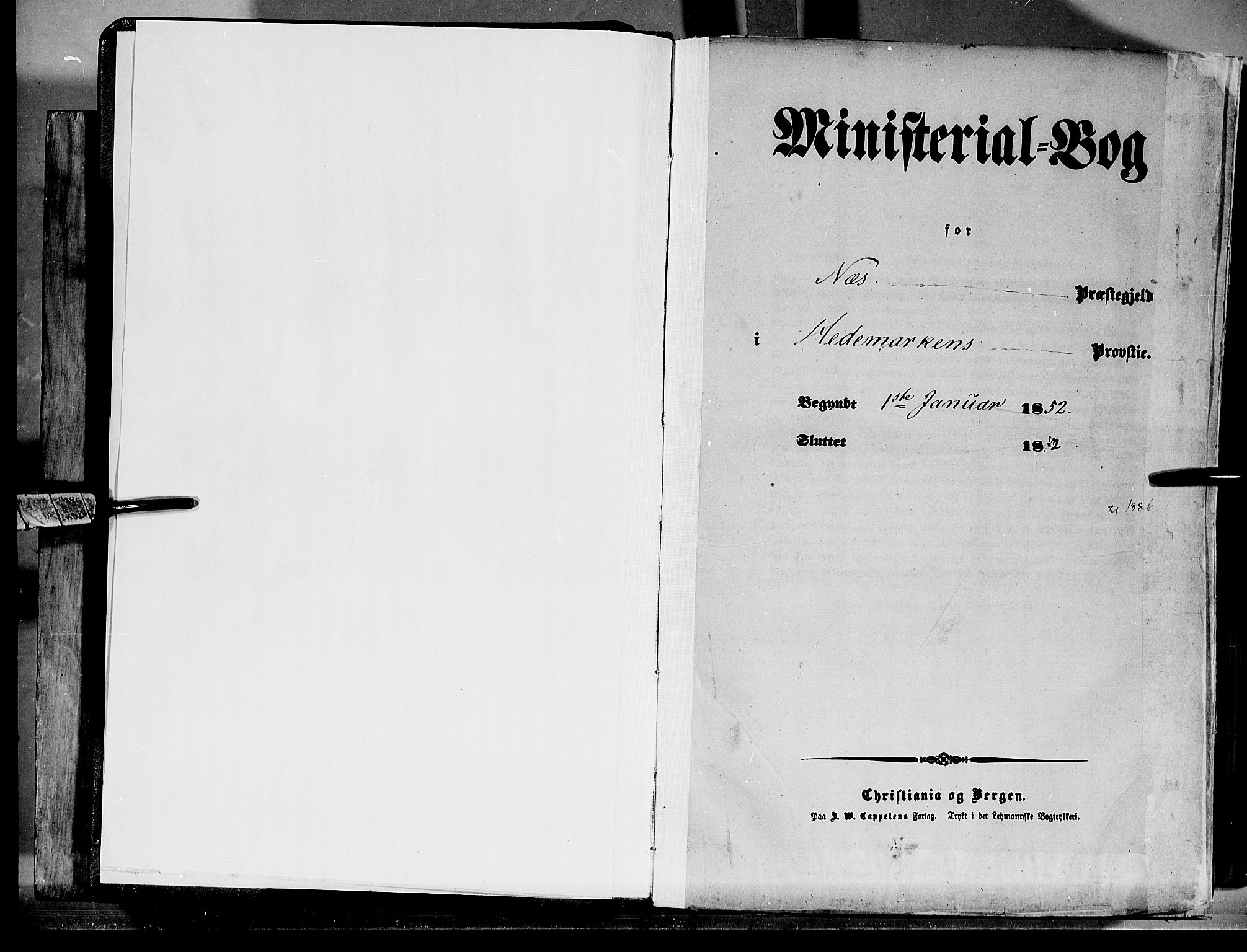 Nes prestekontor, Hedmark, AV/SAH-PREST-020/K/Ka/L0004: Parish register (official) no. 4, 1852-1886