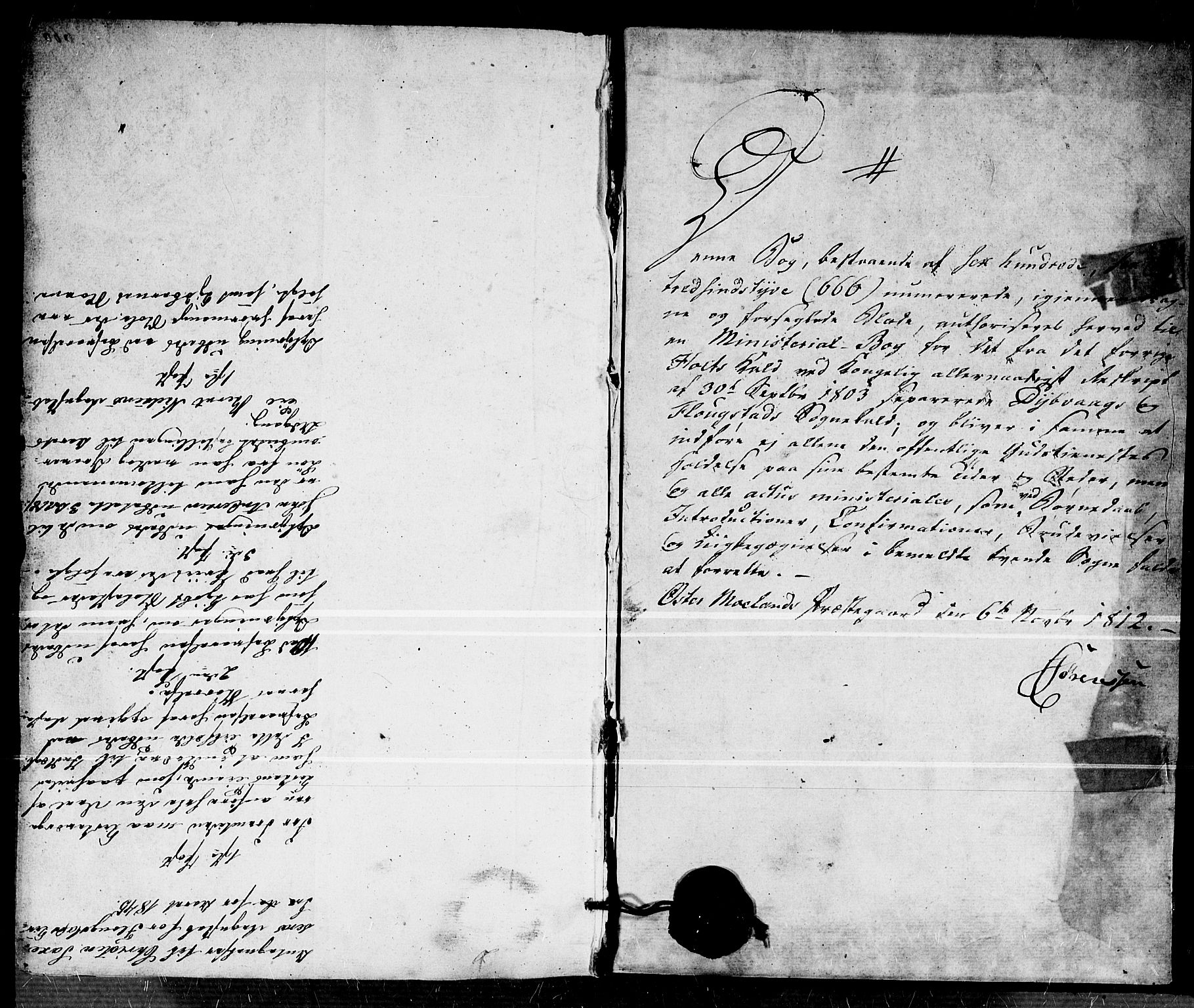 Dypvåg sokneprestkontor, SAK/1111-0007/F/Fa/Faa/L0002: Parish register (official) no. A 2/ 1, 1813-1824