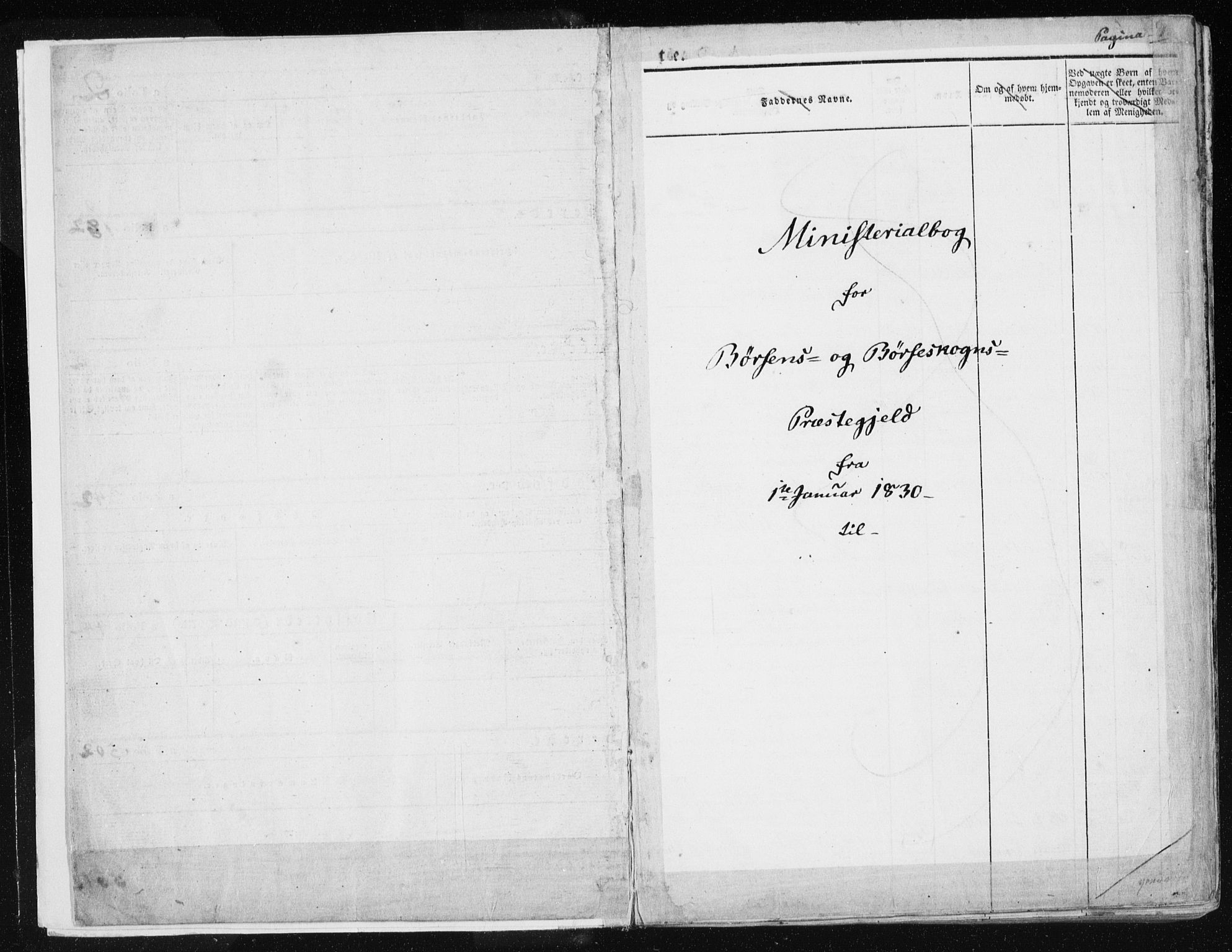 Ministerialprotokoller, klokkerbøker og fødselsregistre - Sør-Trøndelag, AV/SAT-A-1456/665/L0771: Parish register (official) no. 665A06, 1830-1856, p. 1