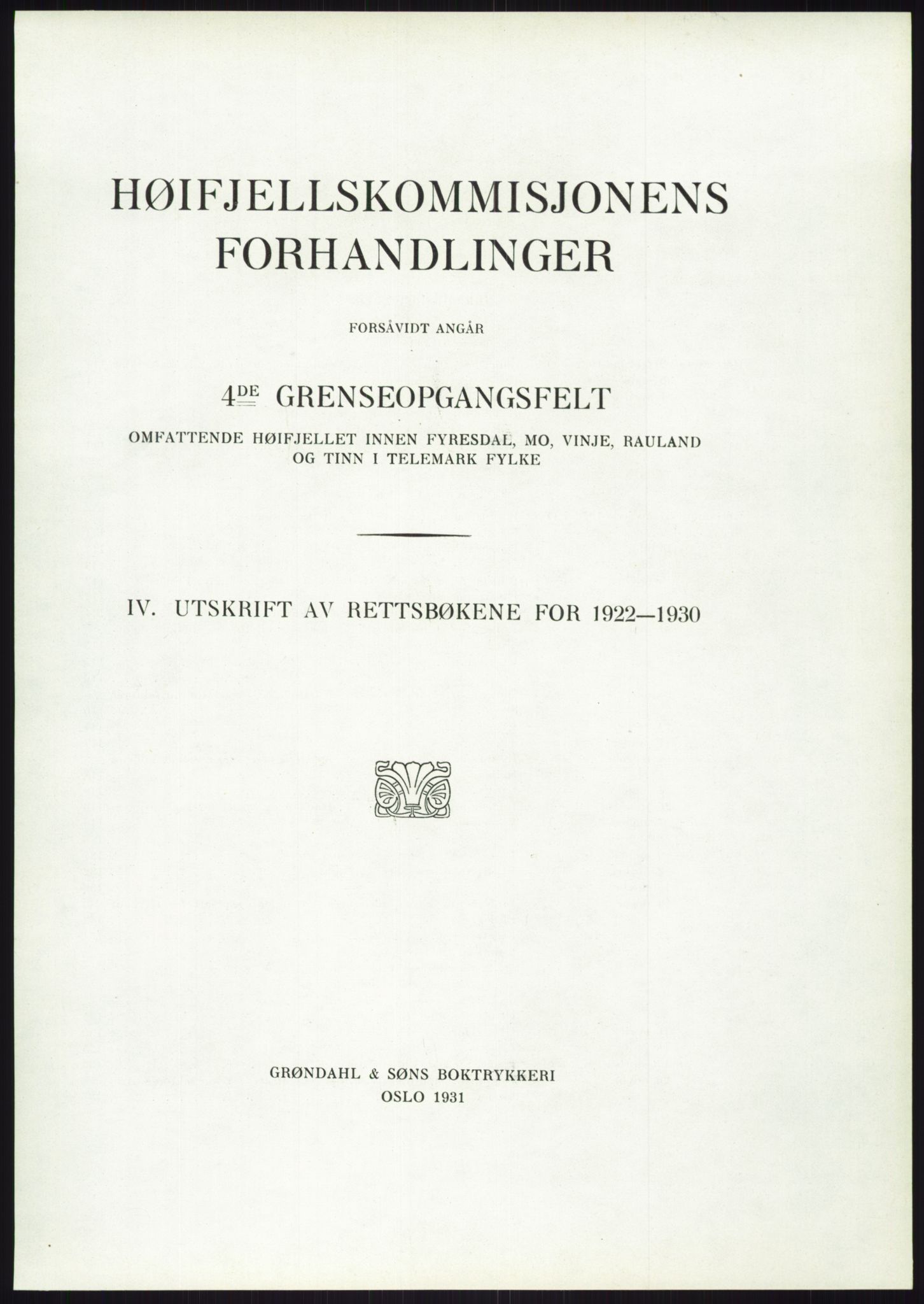 Høyfjellskommisjonen, AV/RA-S-1546/X/Xa/L0001: Nr. 1-33, 1909-1953, p. 1699