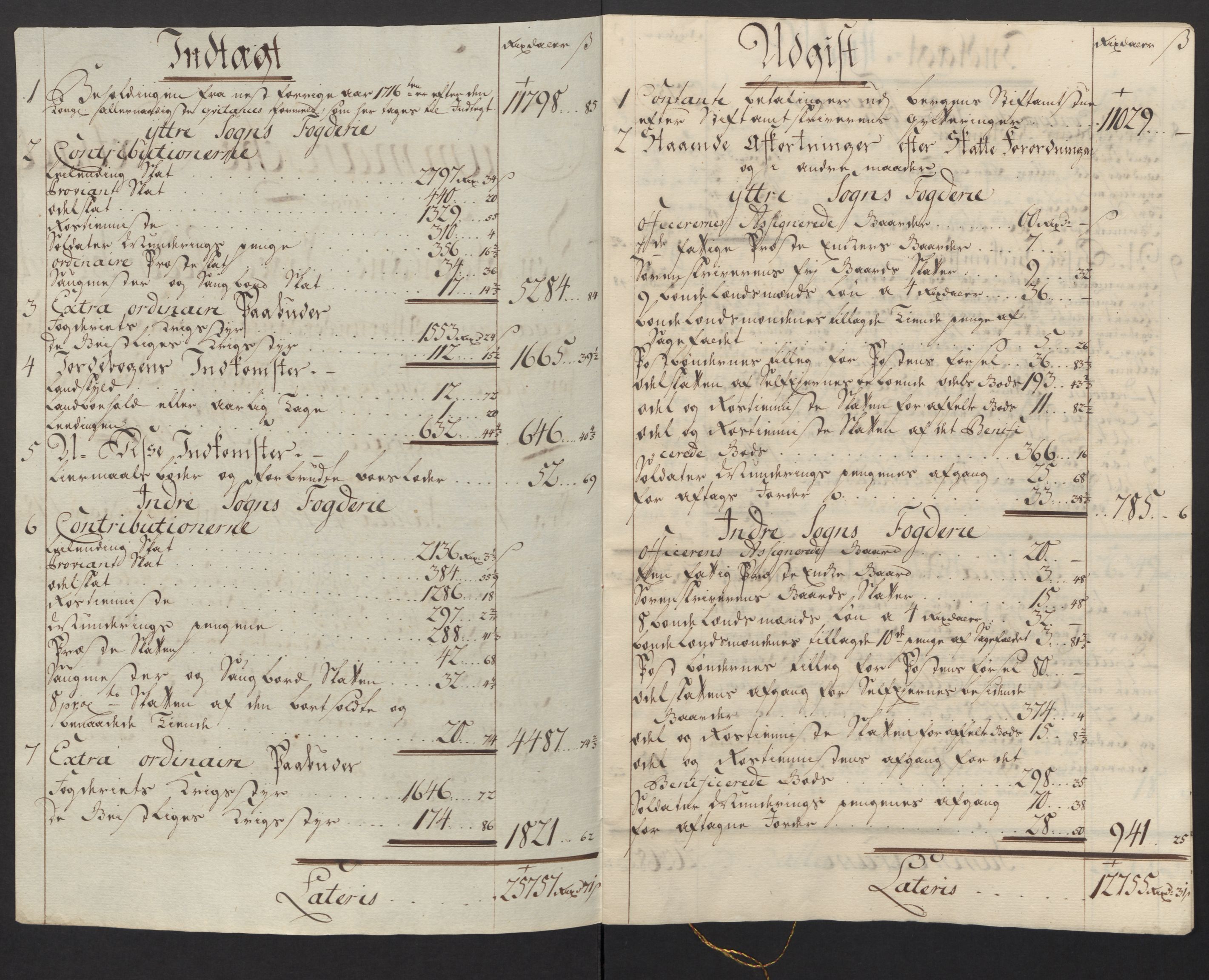 Rentekammeret inntil 1814, Reviderte regnskaper, Fogderegnskap, RA/EA-4092/R52/L3321: Fogderegnskap Sogn, 1717-1718, p. 20